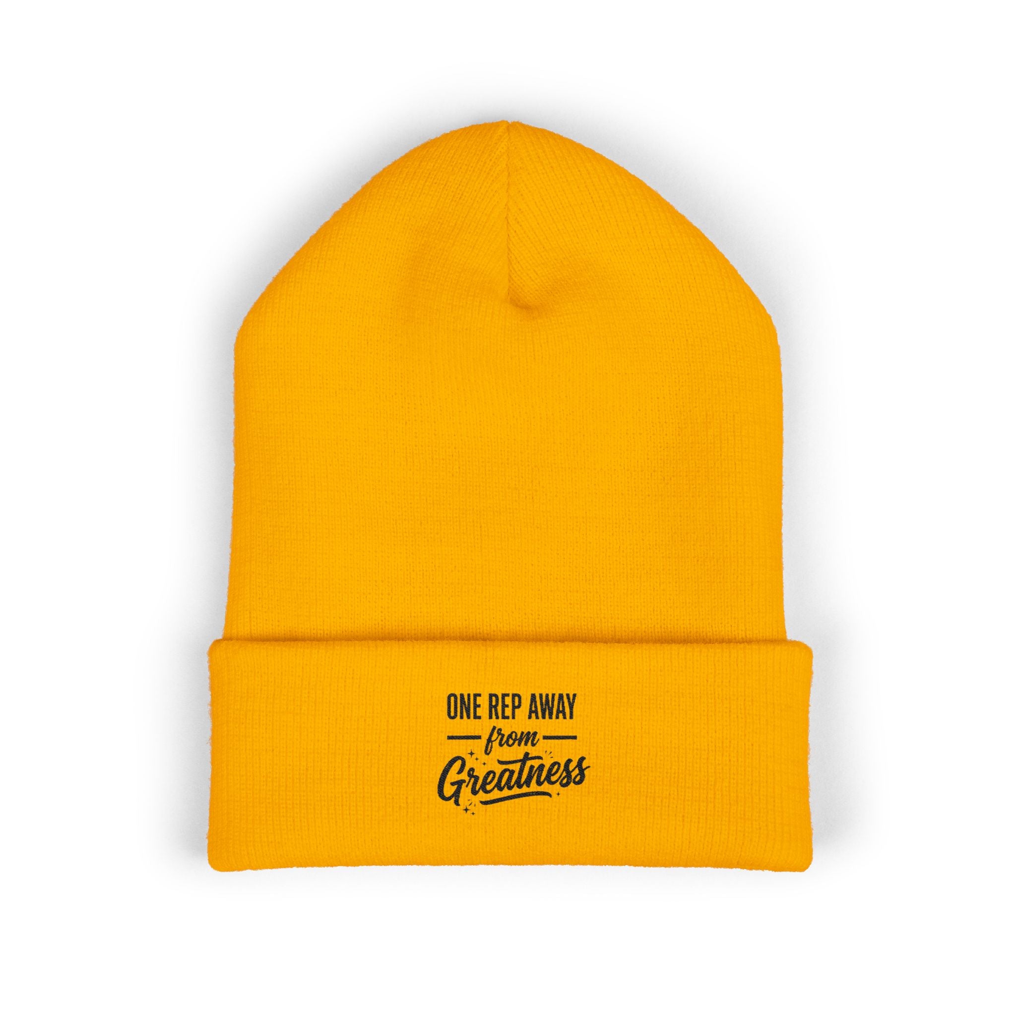 One Rep Away Classic Cuffed Beanie (Embroidery)