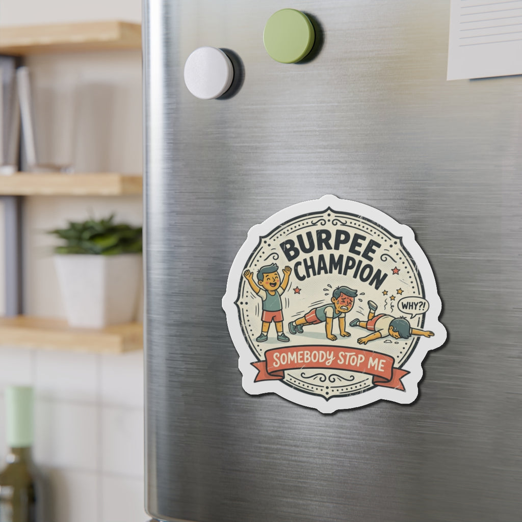 Burpee Champion Die-Cut Magnets