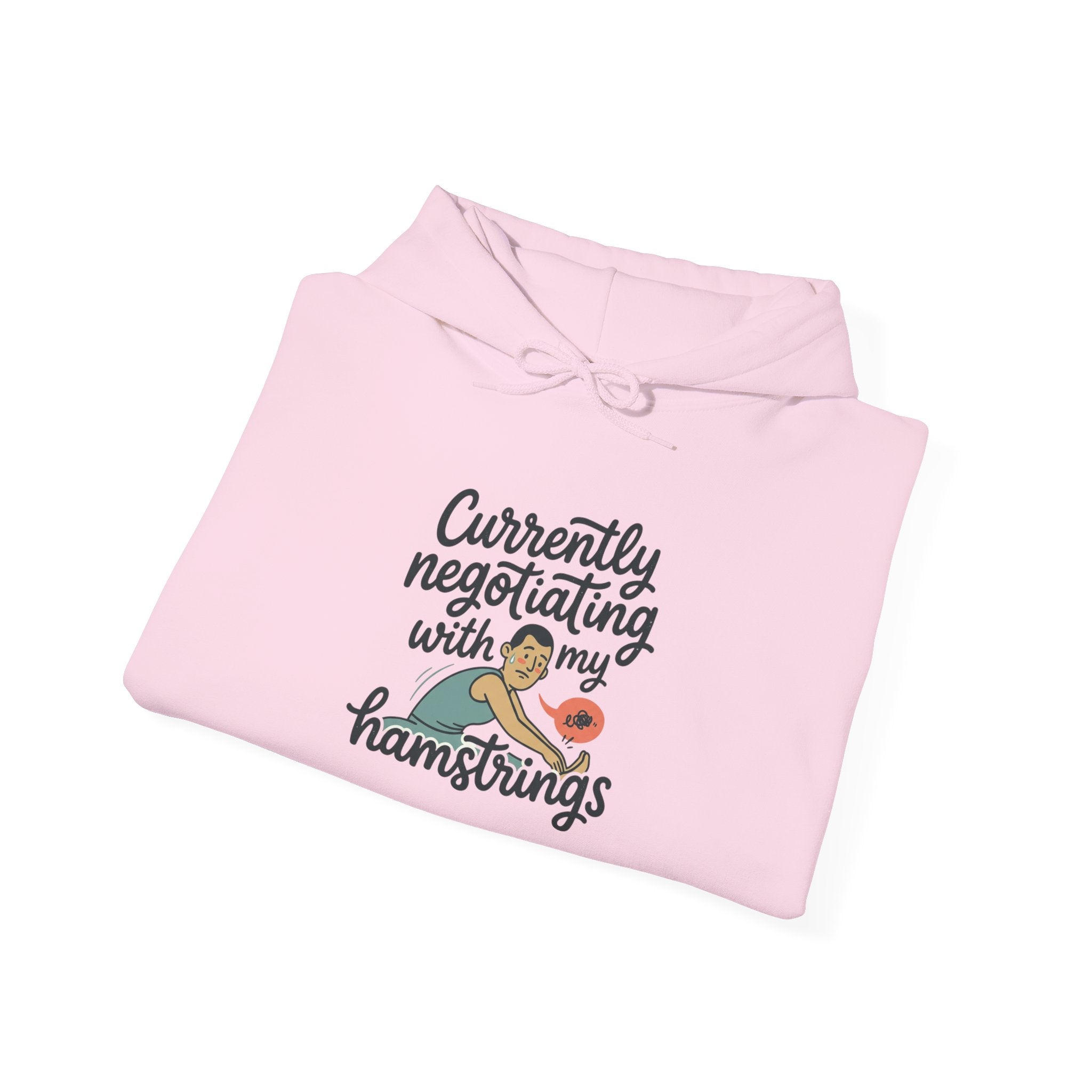 Currently Negotiating with my Hamstrings Unisex Heavy Blend™ Hooded Sweatshirt