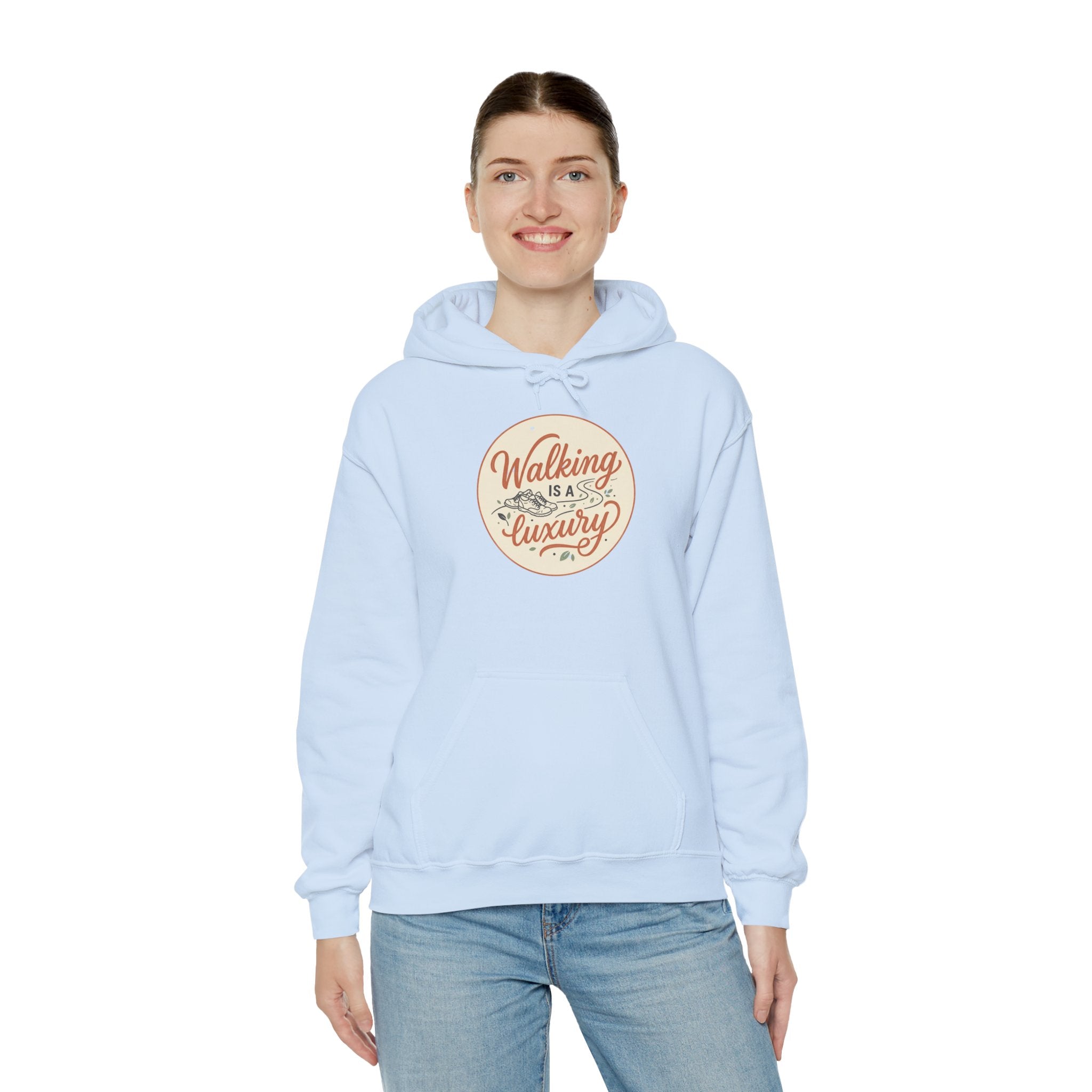 Walking is a Luxury Unisex Heavy Blend™ Hooded Sweatshirt