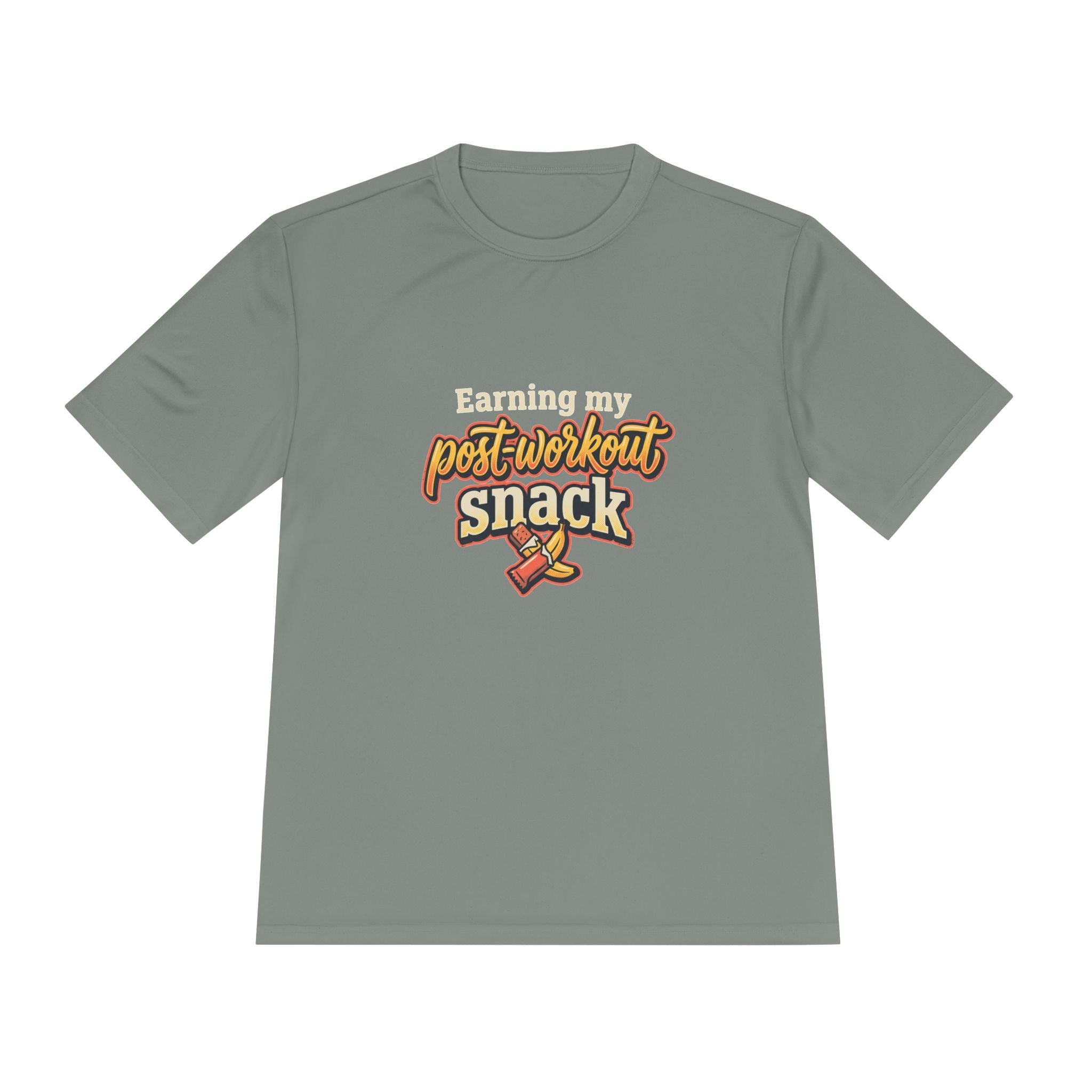 Earning My Post-Workout Snack Unisex Moisture Wicking Tee