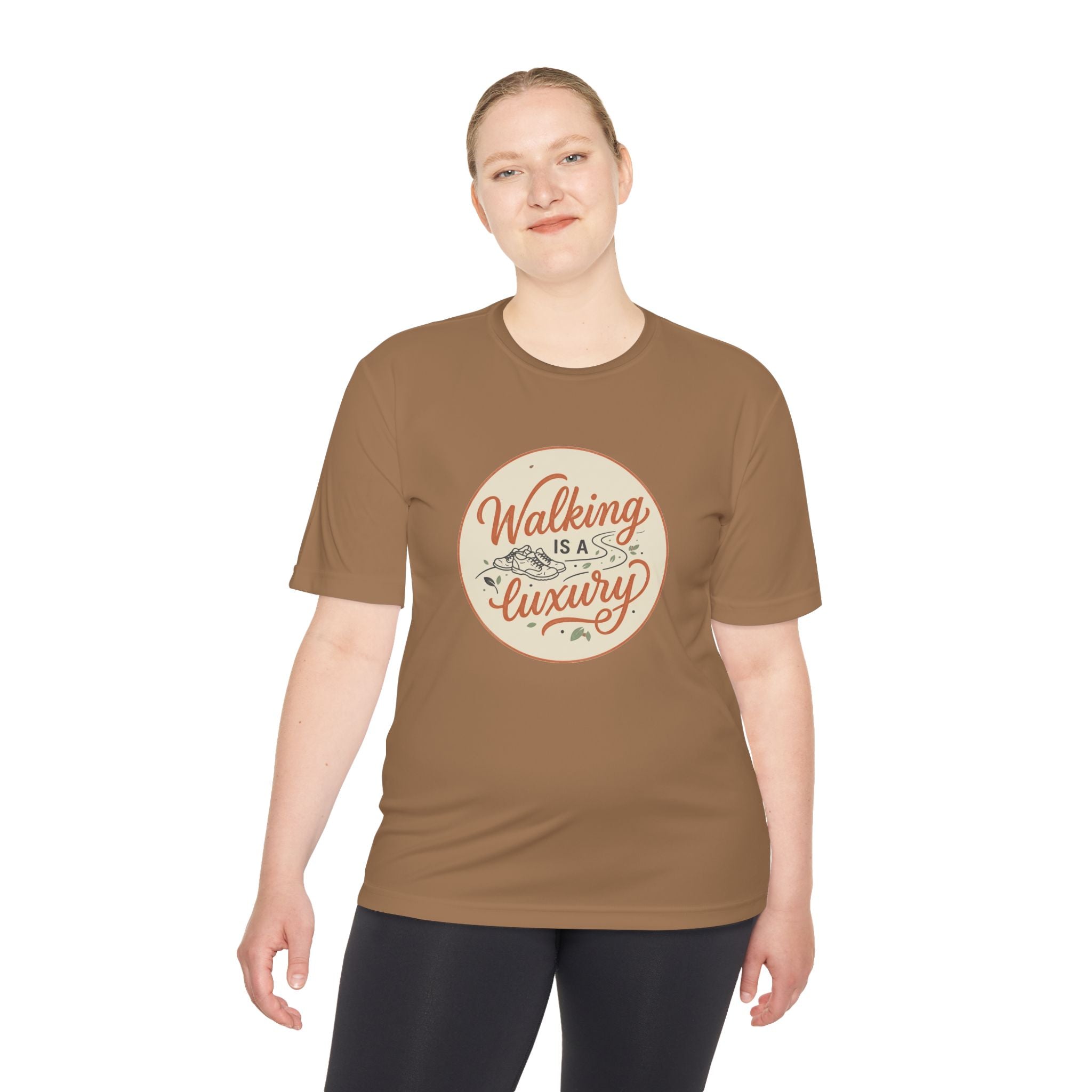 Walking is a Luxury Unisex Moisture Wicking Tee