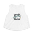 Powered by Protein and Poor Decisions Women's Crop Top
