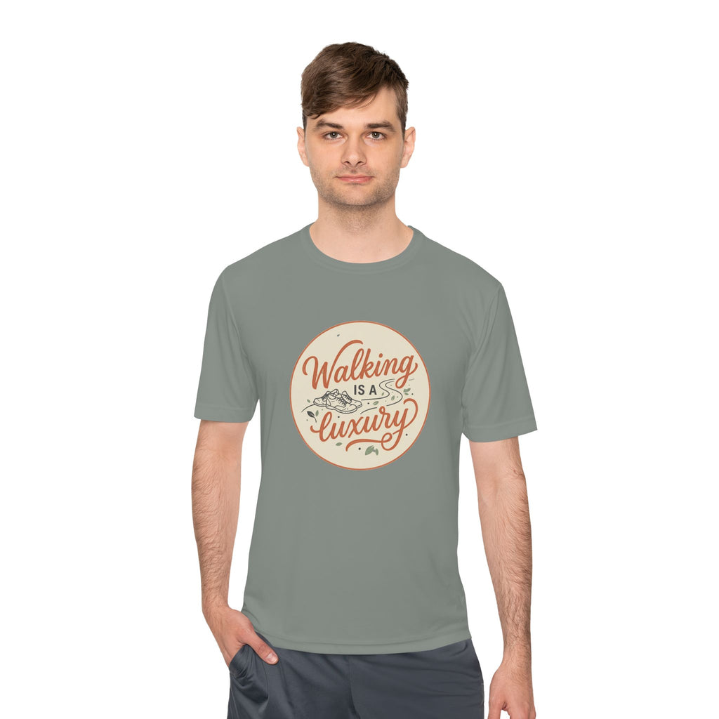 Walking is a Luxury Unisex Moisture Wicking Tee