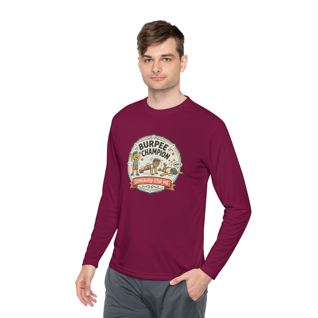Burpee Champion Unisex Lightweight Long Sleeve Tee