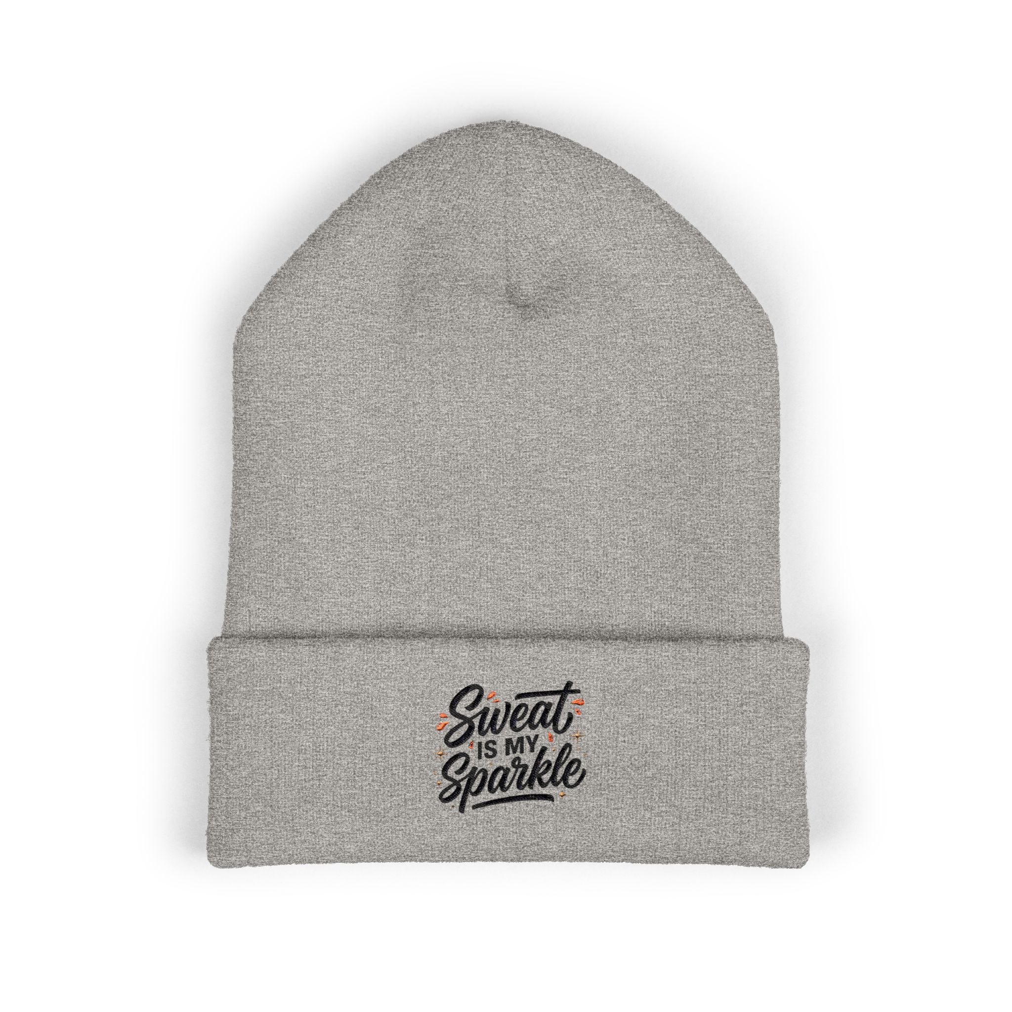 Sweat is My Sparkle Classic Cuffed Beanie (Embroidery)
