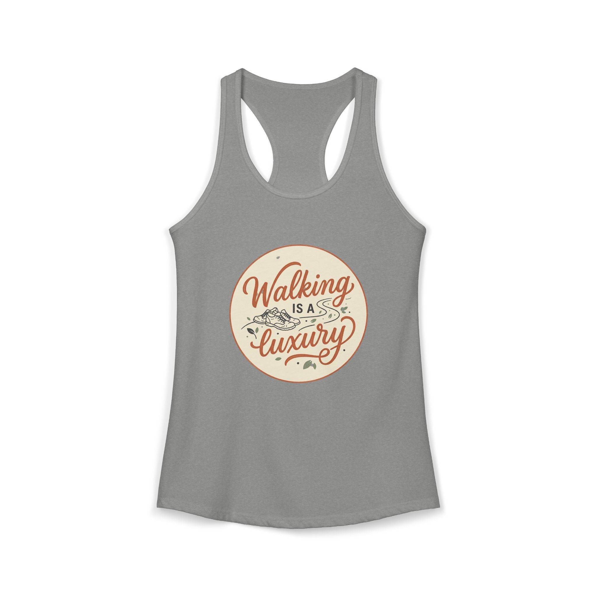 Walking is a Luxury Women's Ideal Racerback Tank