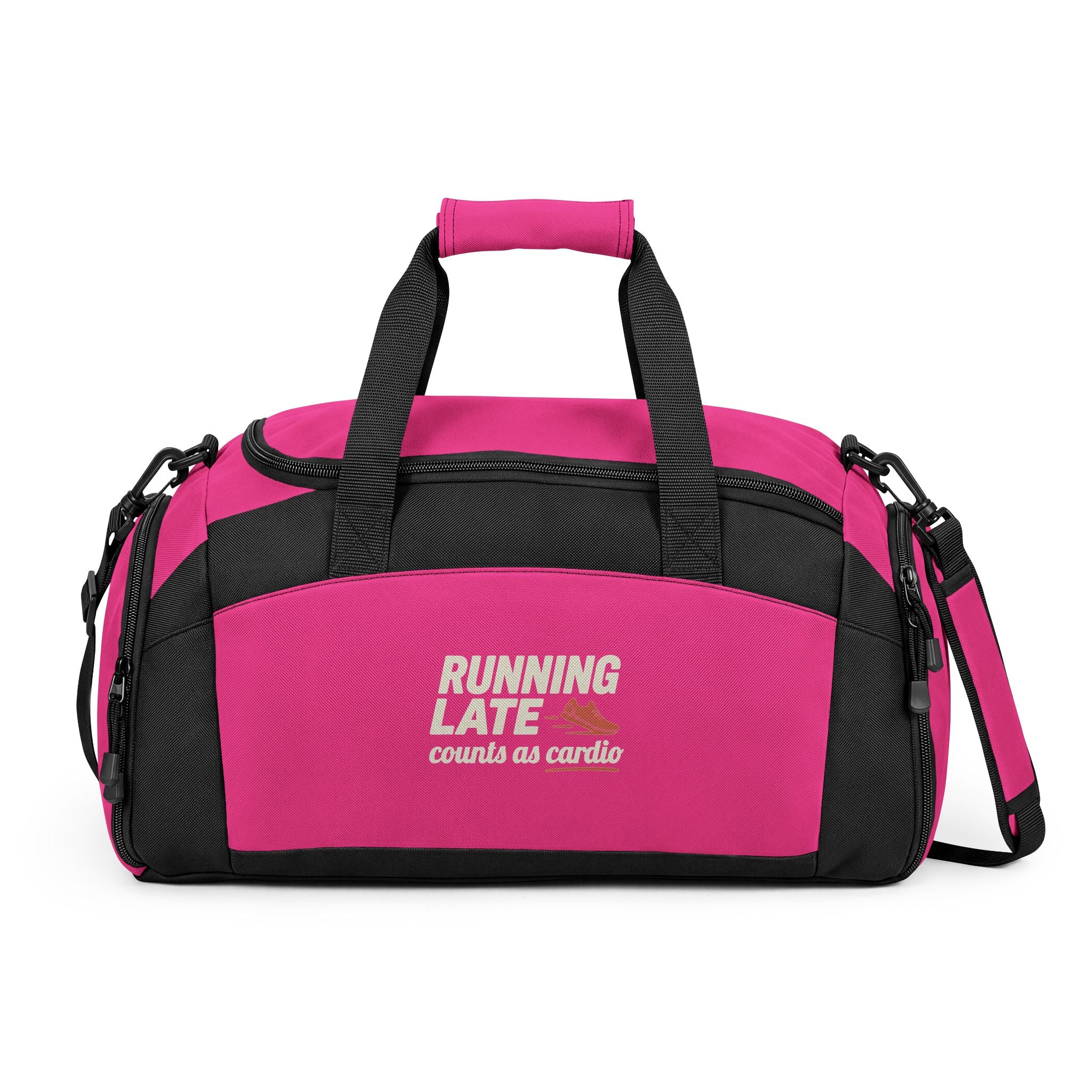 Running Late Counts as Cardio Gym Bag