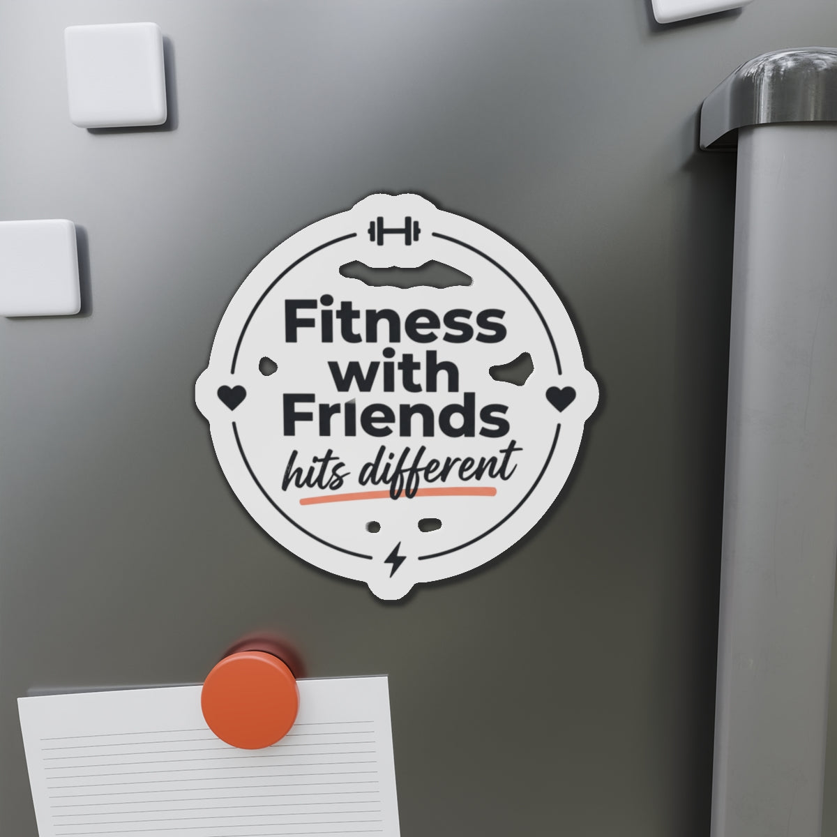 Fitness with Friends Die-Cut Magnets