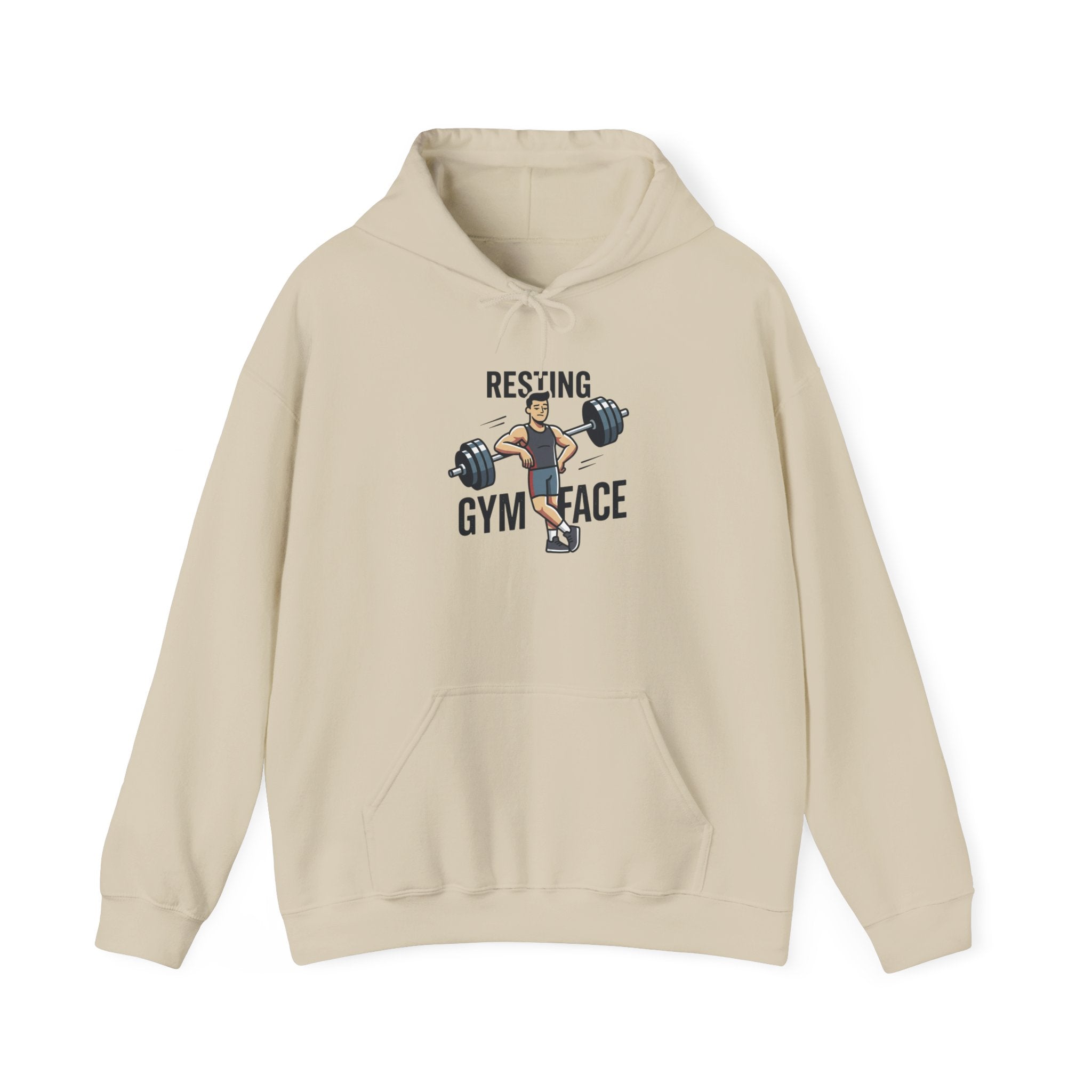 Resting Gym Face Unisex Heavy Blend™ Hooded Sweatshirt