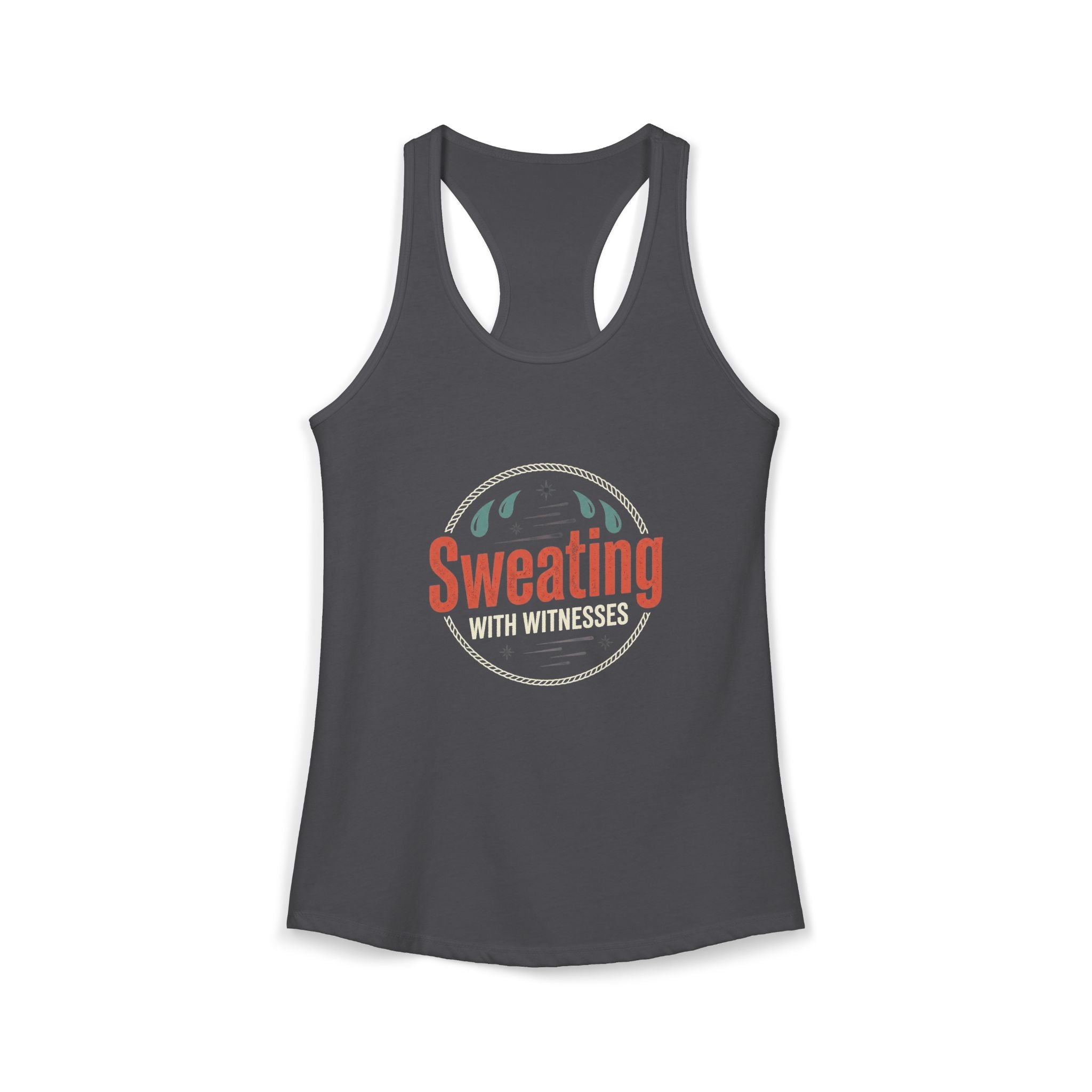 Sweating with Witnesses Women's Ideal Racerback Tank