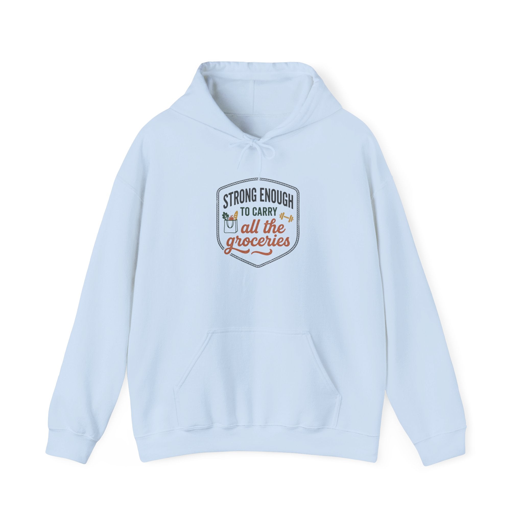 Strong Enough to Carry All the Groceries Unisex Heavy Blend™ Hooded Sweatshirt