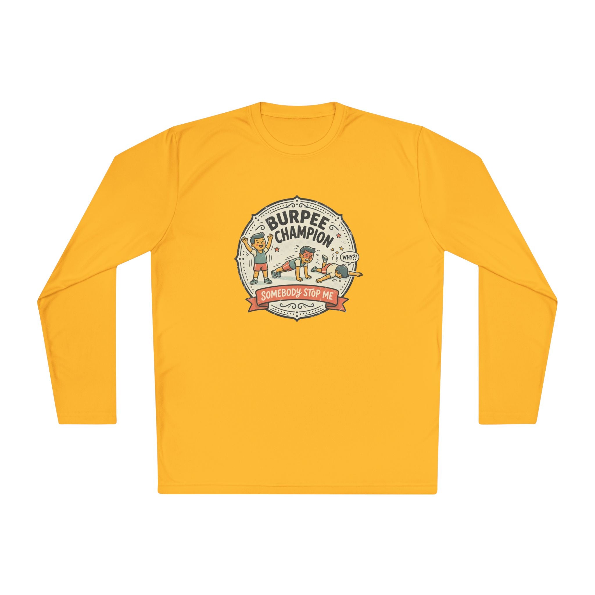 Burpee Champion Unisex Lightweight Long Sleeve Tee