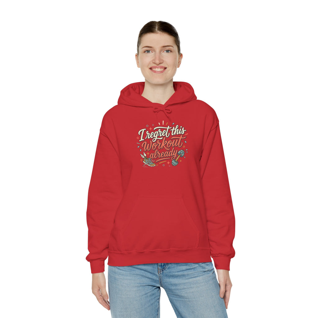 I Regret This Workout Unisex Heavy Blend™ Hooded Sweatshirt