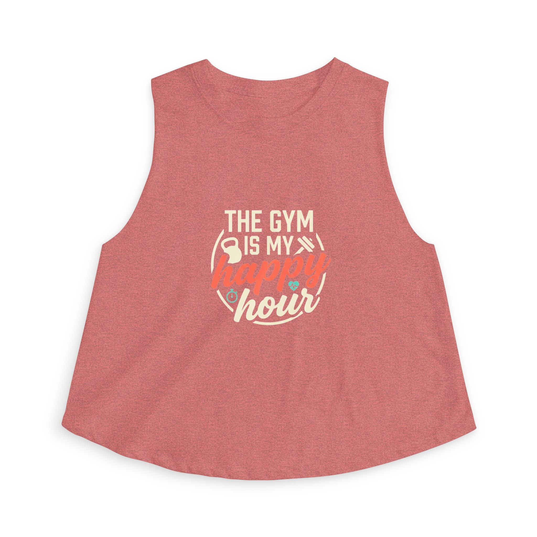 The Gym is My Happy Hour Women's Crop Top