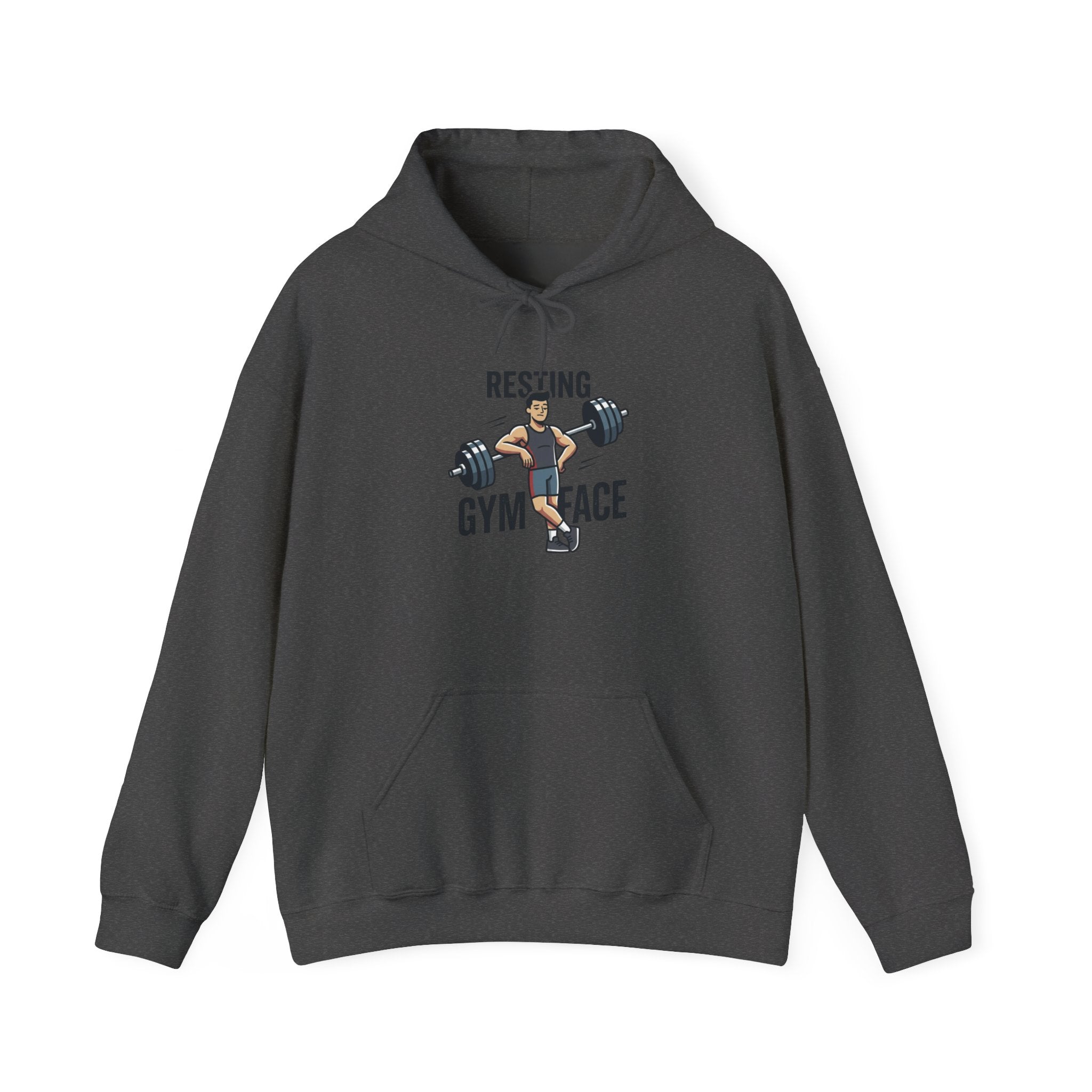 Resting Gym Face Unisex Heavy Blend™ Hooded Sweatshirt