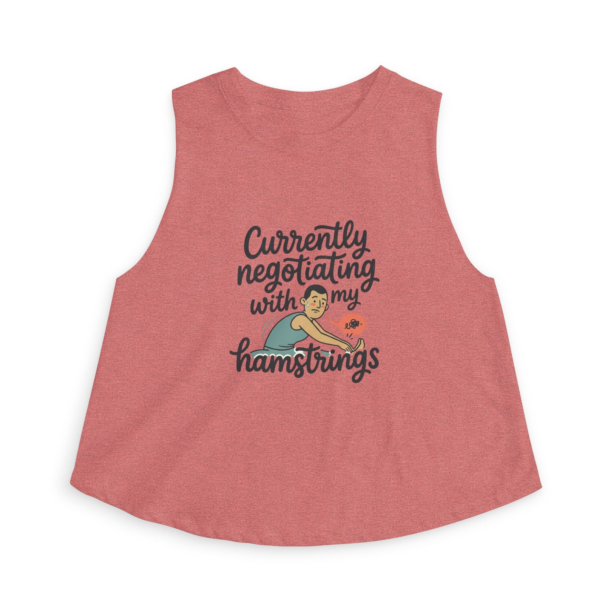 Currently Negotiating with my Hamstrings Women's Crop Top