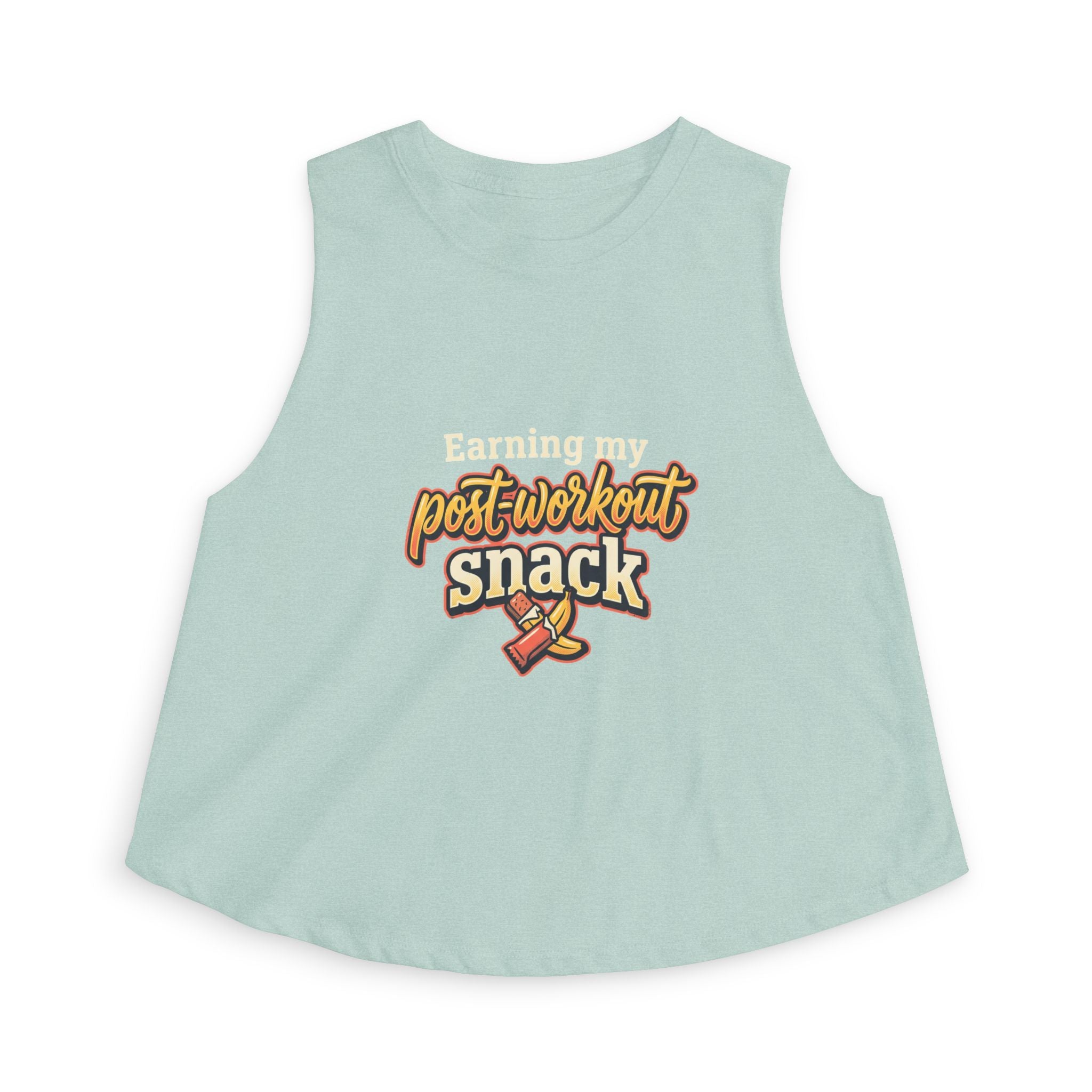 Earning My Post-Workout Snack Women's Crop Top