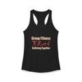 Group Fitness Suffering Together Women's Ideal Racerback Tank