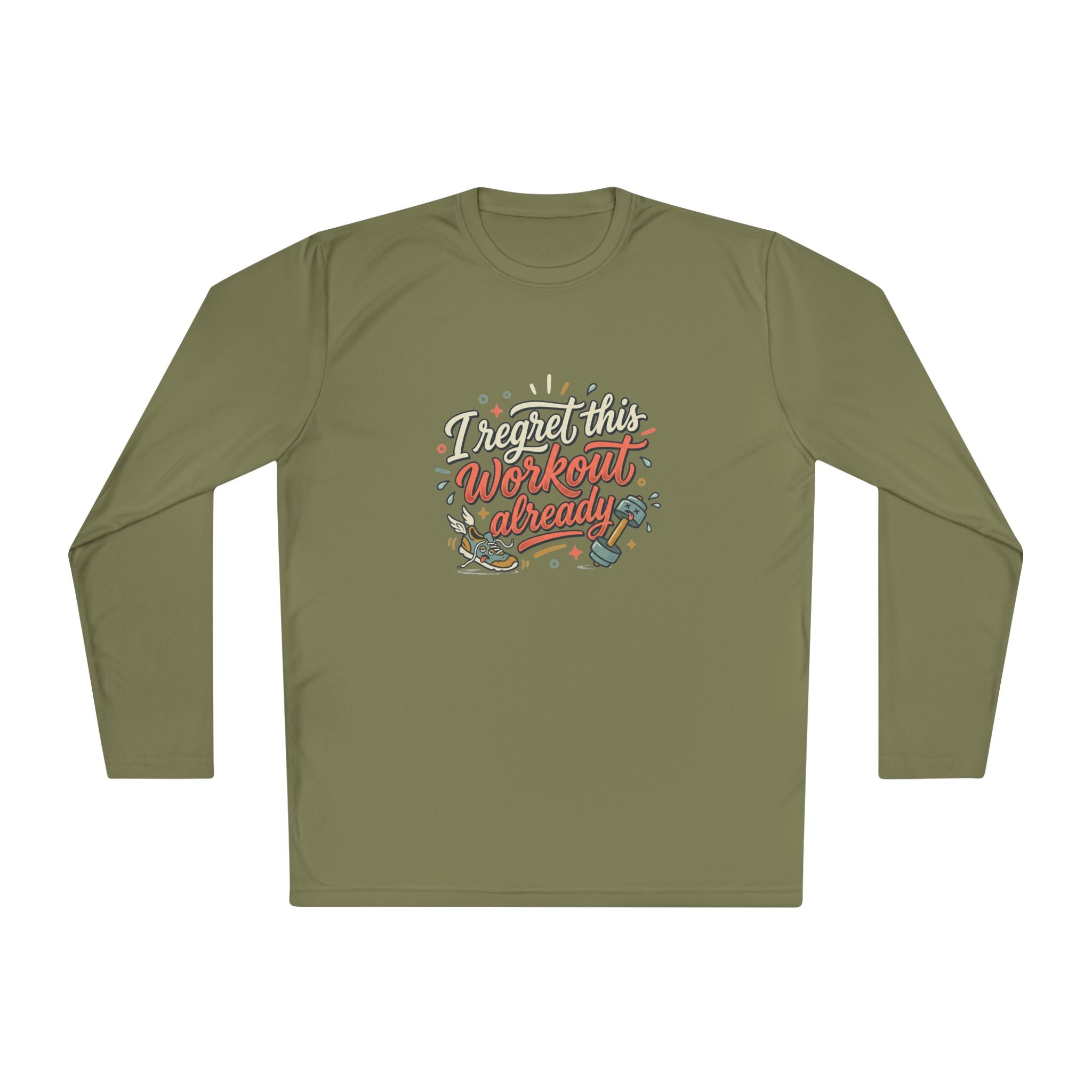 I Regret This Workout Already Unisex Lightweight Long Sleeve Tee