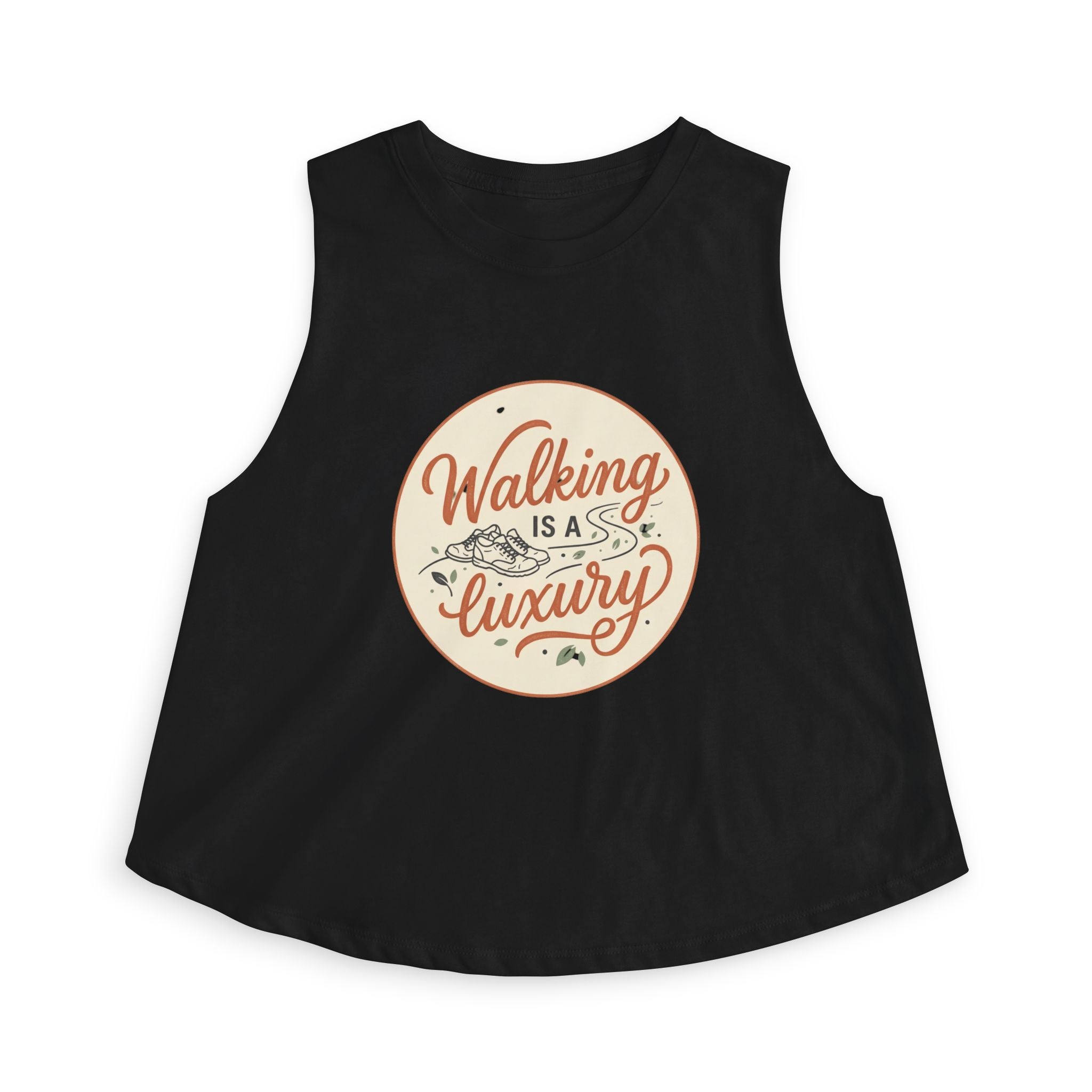 Walking is a Luxury Women's Crop Top