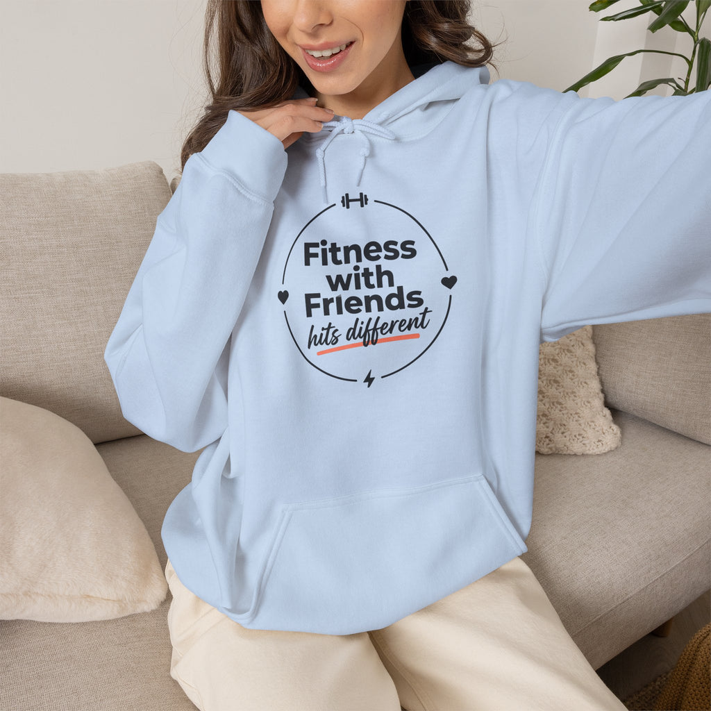 Fitness with Friends Unisex Heavy Blend™ Hooded Sweatshirt