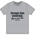 Stronger Than Yesterday More Sore Too Dri-Power 100% Polyester T-Shirt