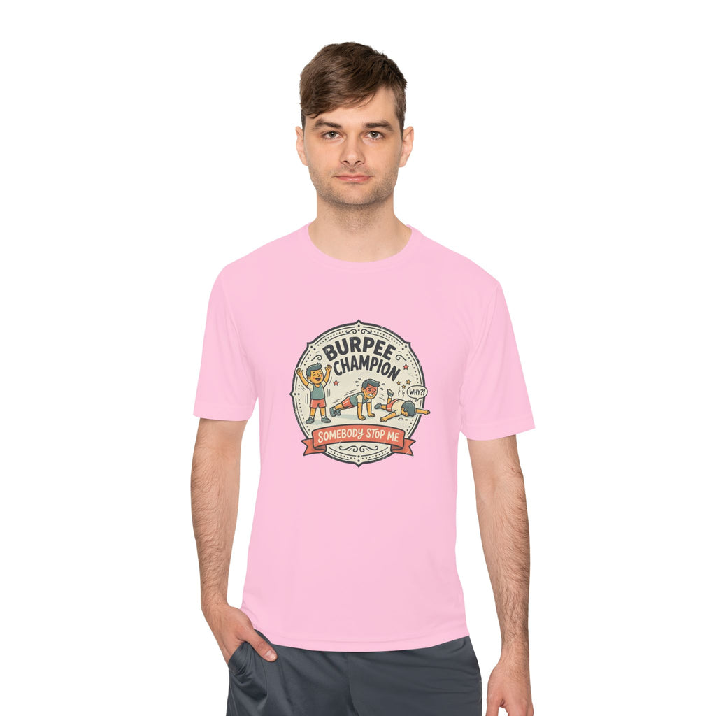 Burpee Champion Unisex Moisture Wicking Tee