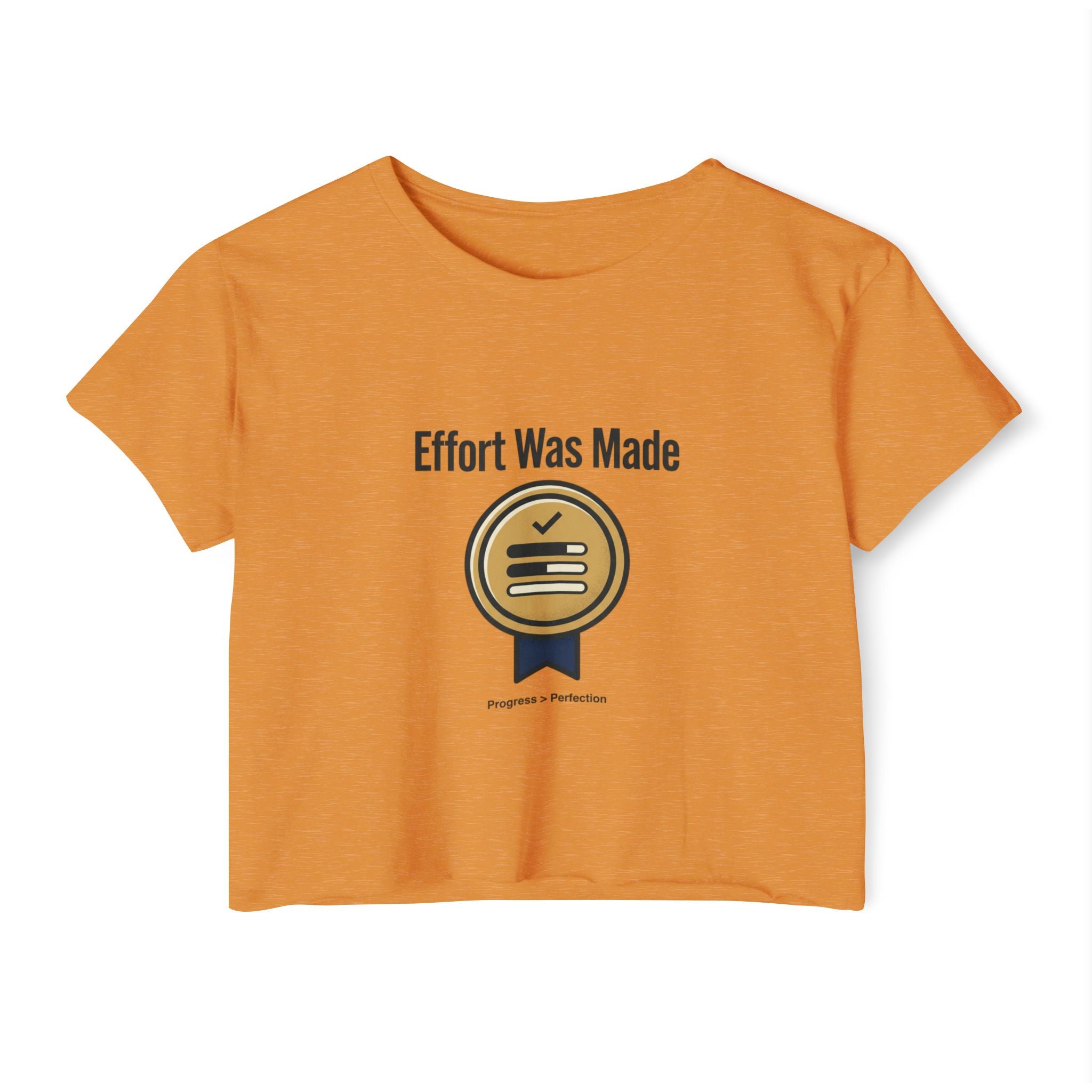 Effort was Made Women's Festival Crop Top