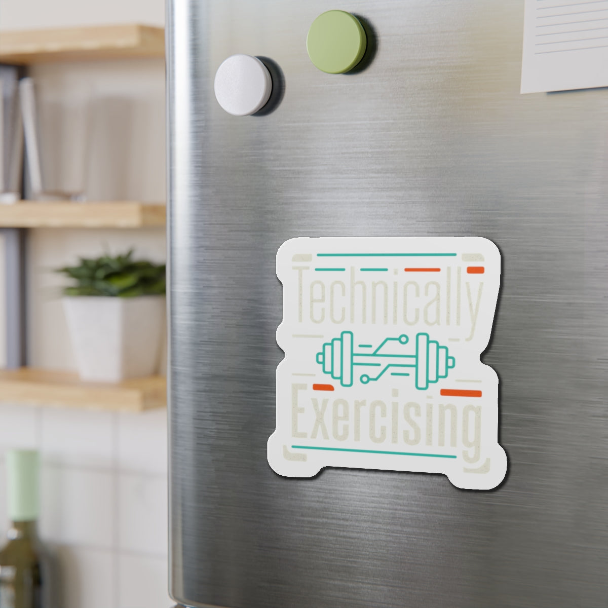 Technically Exercising Die-Cut Magnets