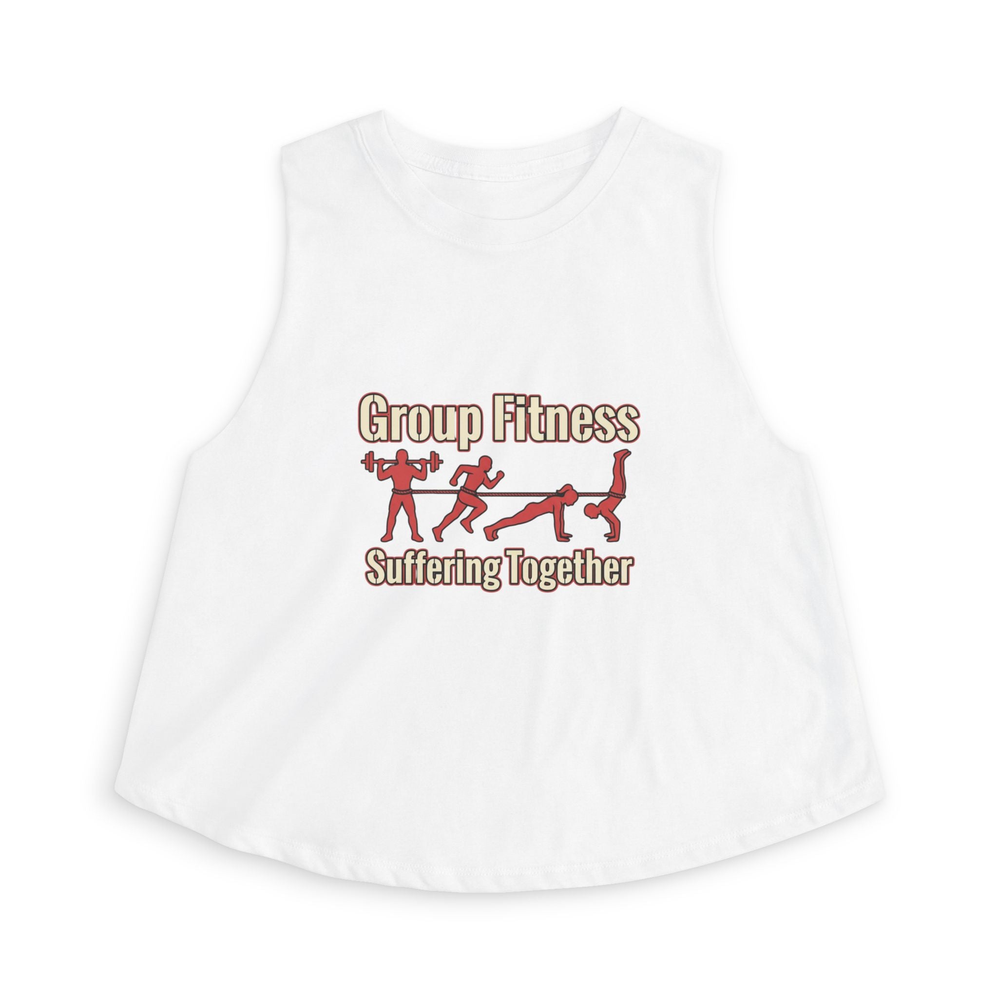Group Fitness Suffering Together Women's Crop Top