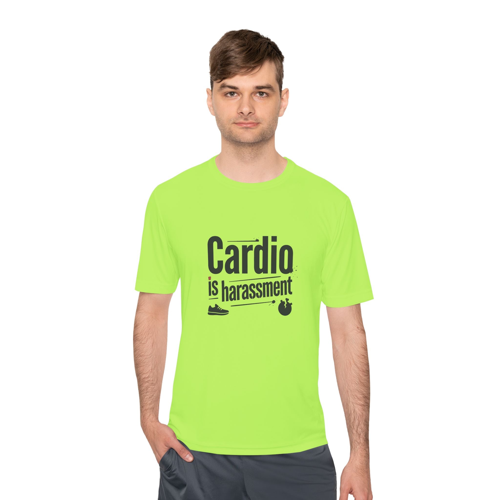 Cardio is Harassment Unisex Moisture Wicking Tee