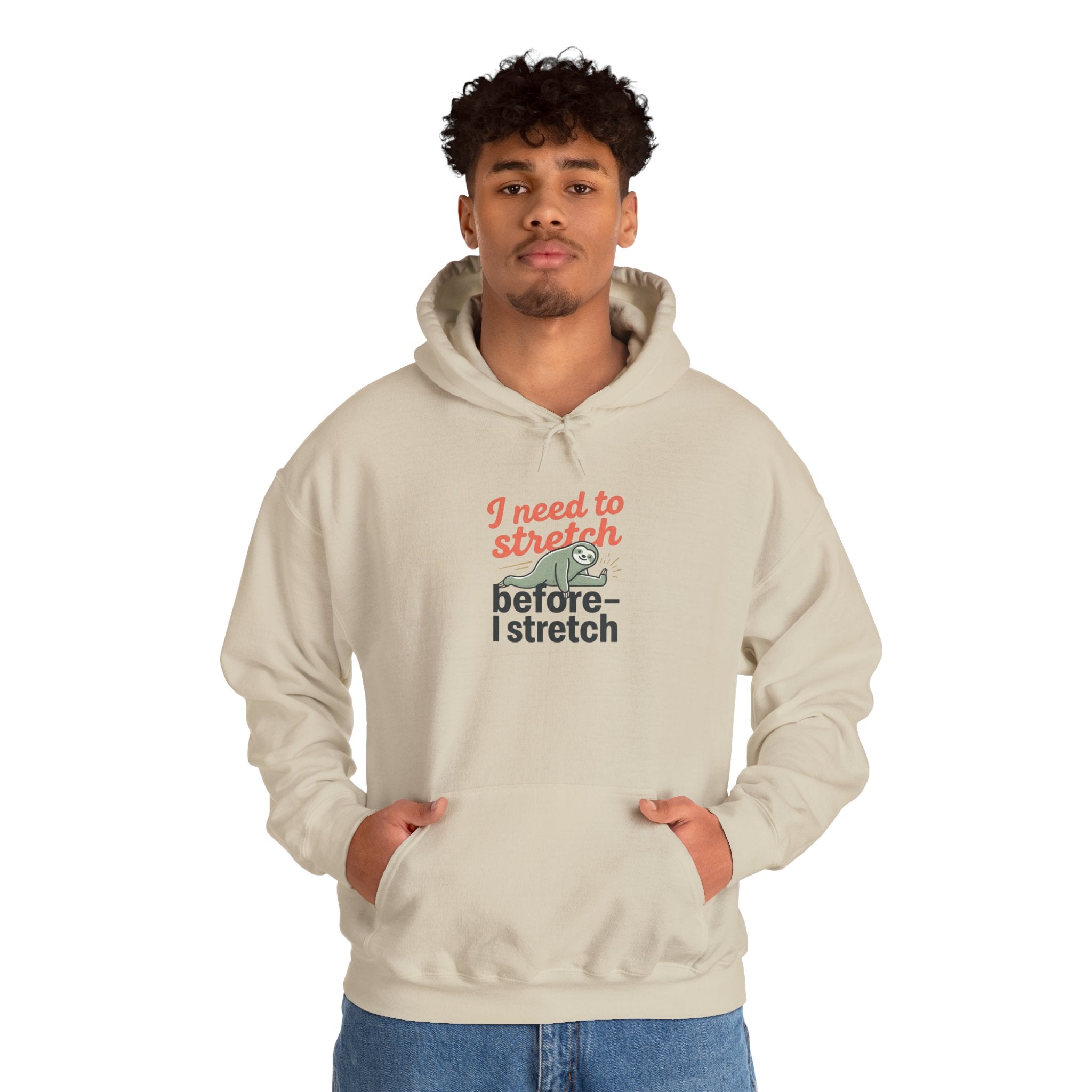 I Need to Stretch Unisex Heavy Blend™ Hooded Sweatshirt