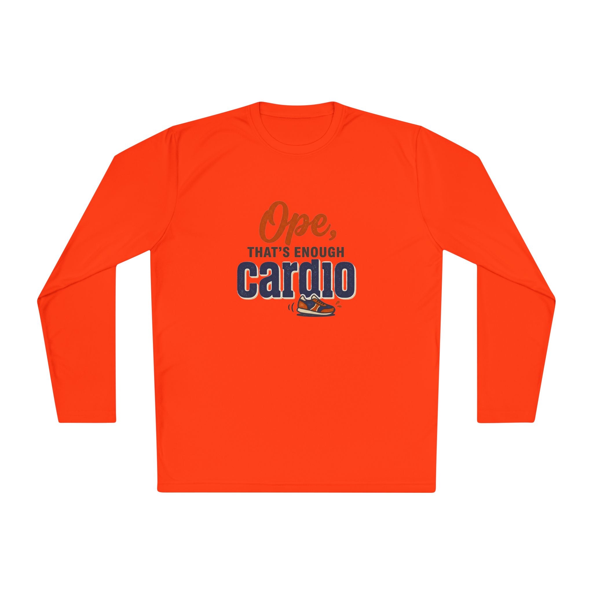 Ope, That's Enough Cardio Unisex Lightweight Long Sleeve Tee
