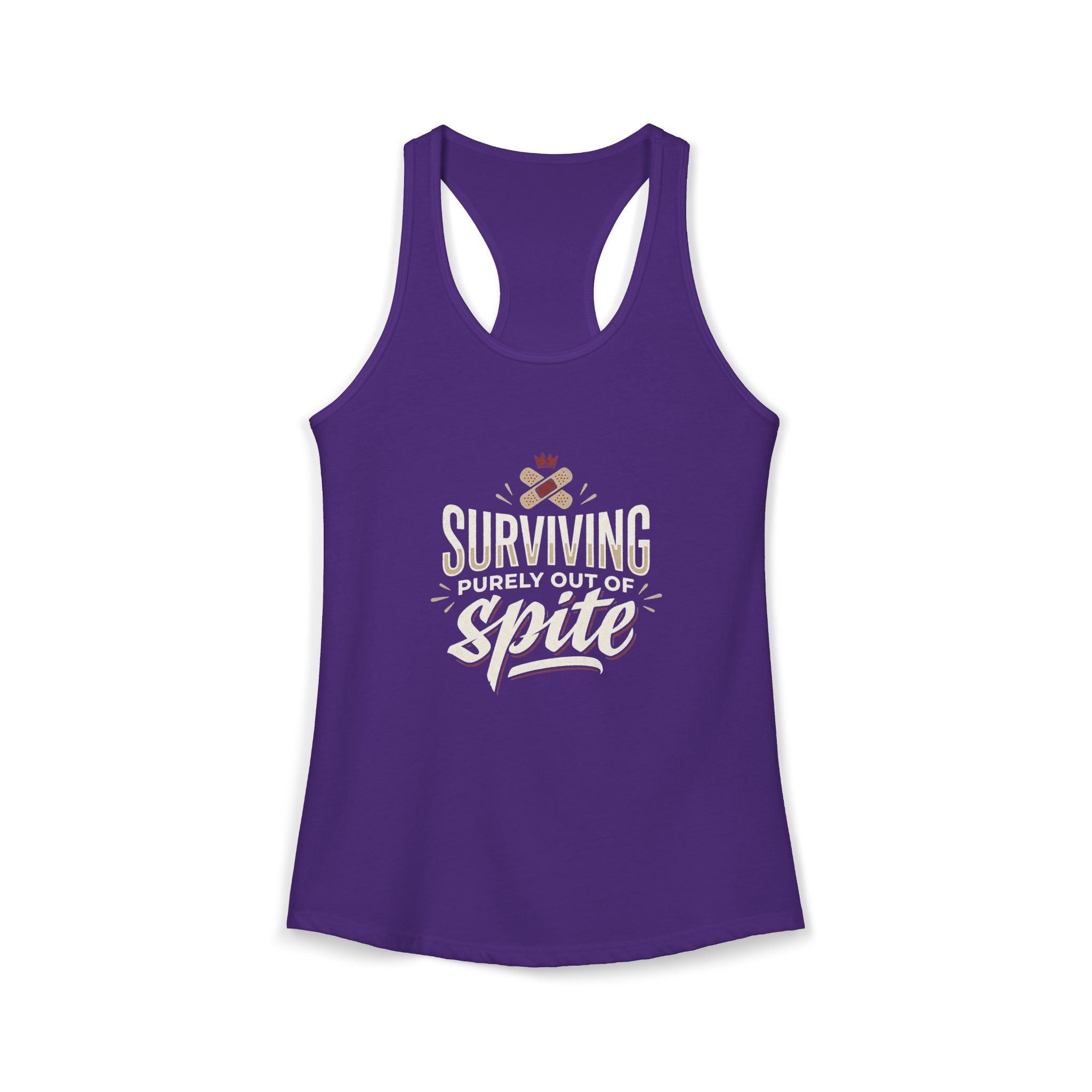 Surviving Purely Out of Spite Women's Ideal Racerback Tank