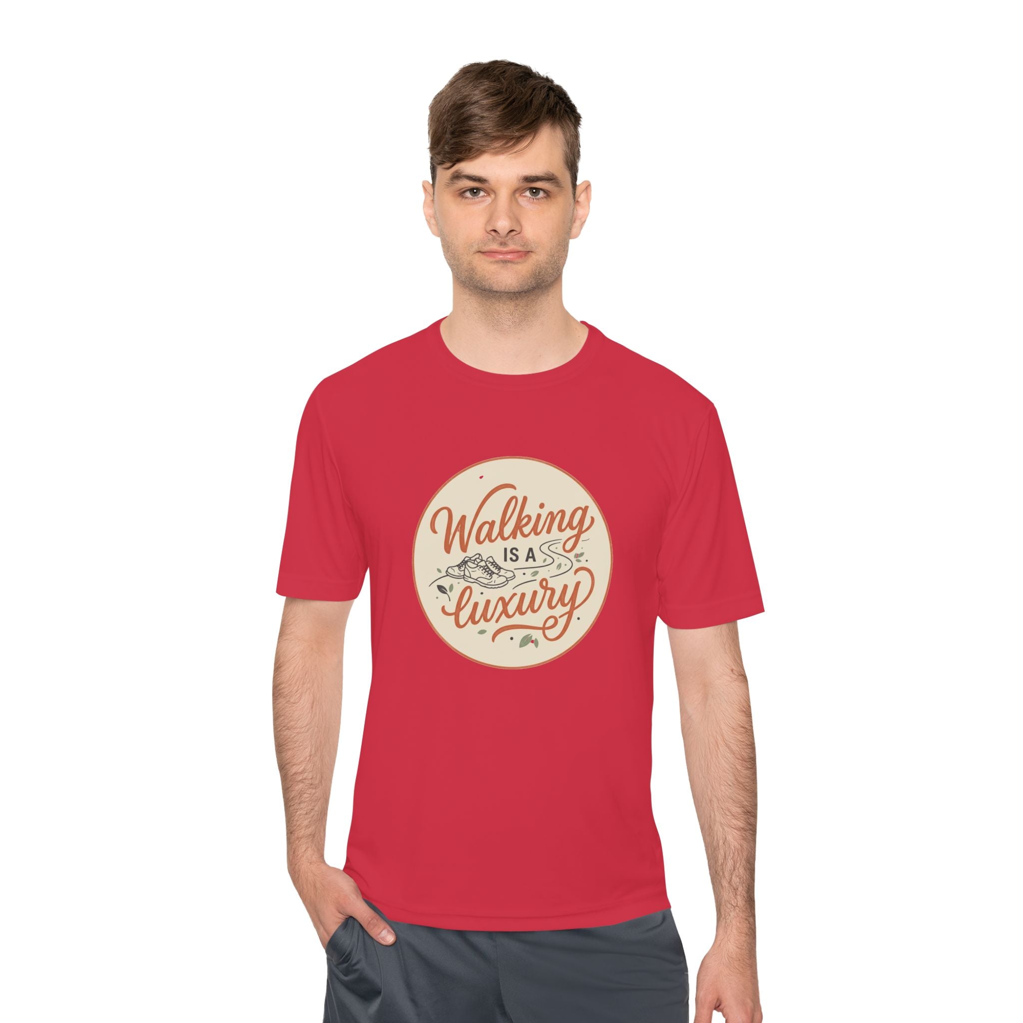 Walking is a Luxury Unisex Moisture Wicking Tee