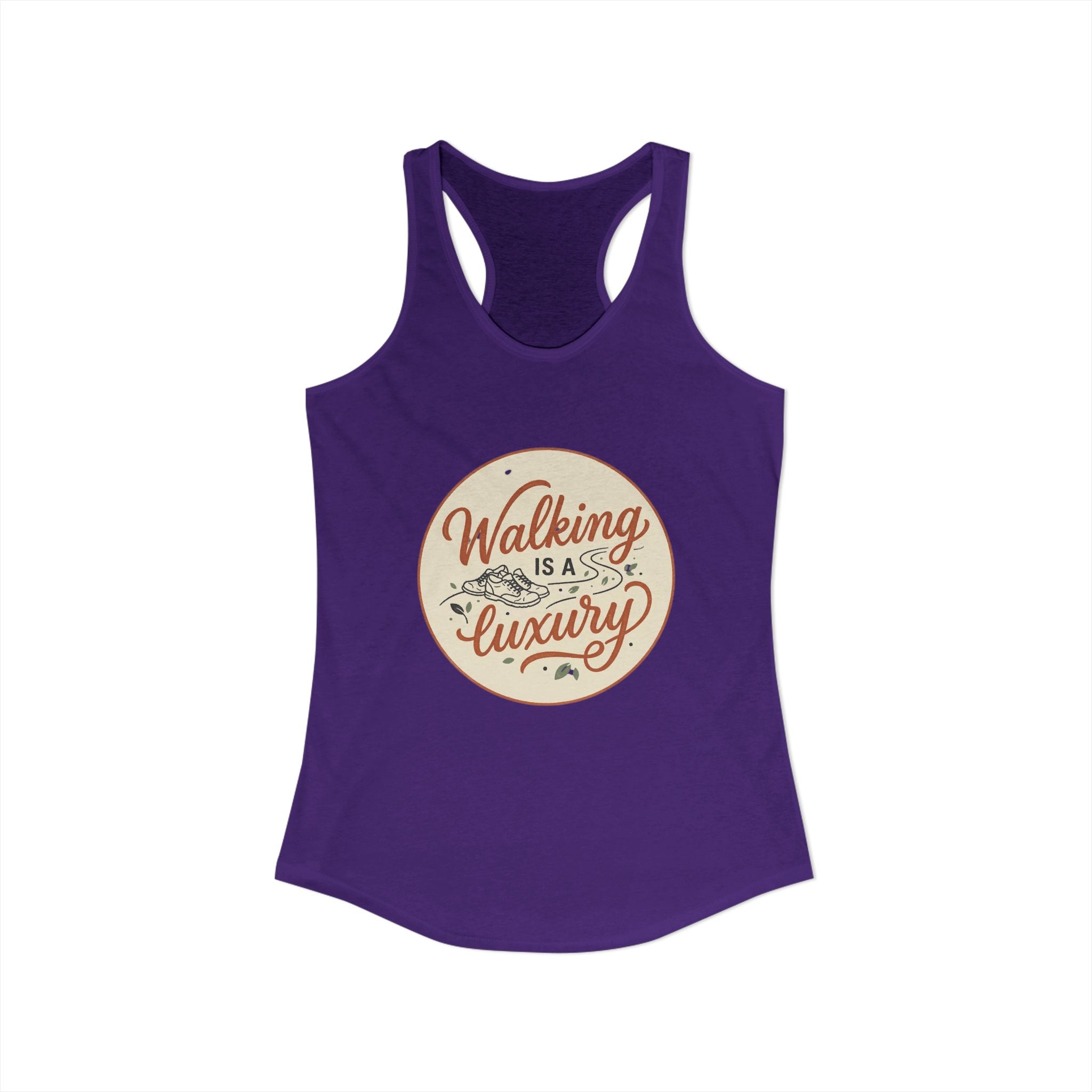 Walking is a Luxury Women's Ideal Racerback Tank