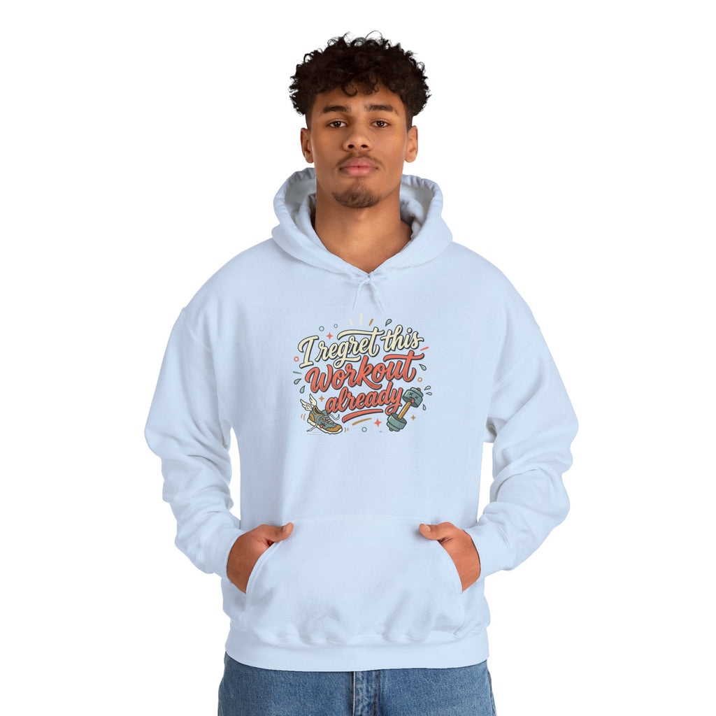 I Regret This Workout Unisex Heavy Blend™ Hooded Sweatshirt