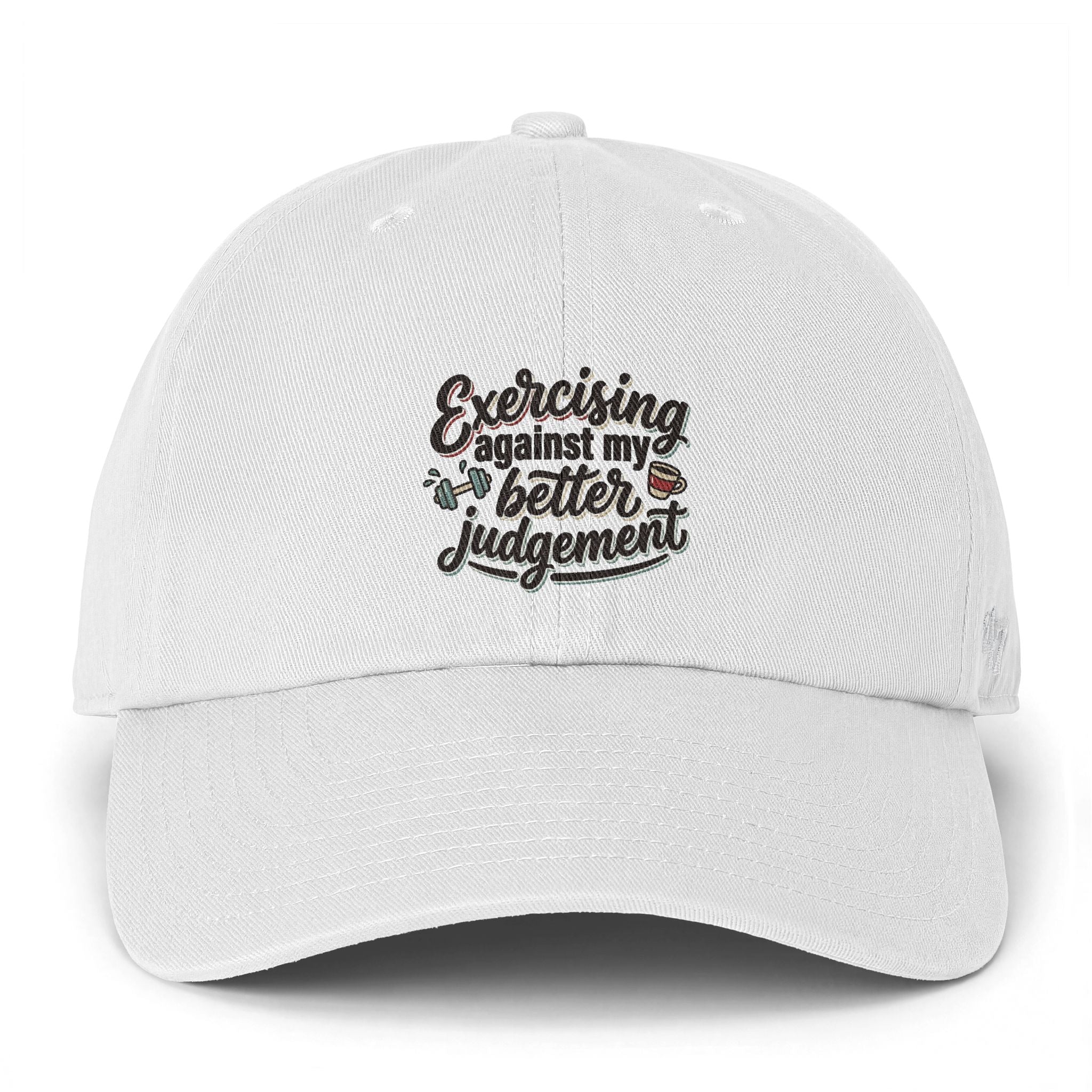 Exercising Against My Better Judgement Clean Up Cap