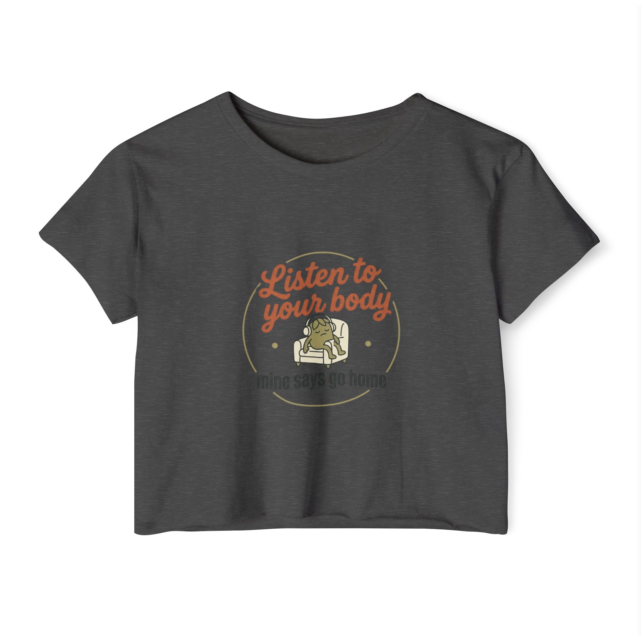 Listen to Your Body Women's Festival Crop Top
