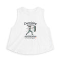 Exercising Because Punching People is Frowned Upon Women's Crop Top