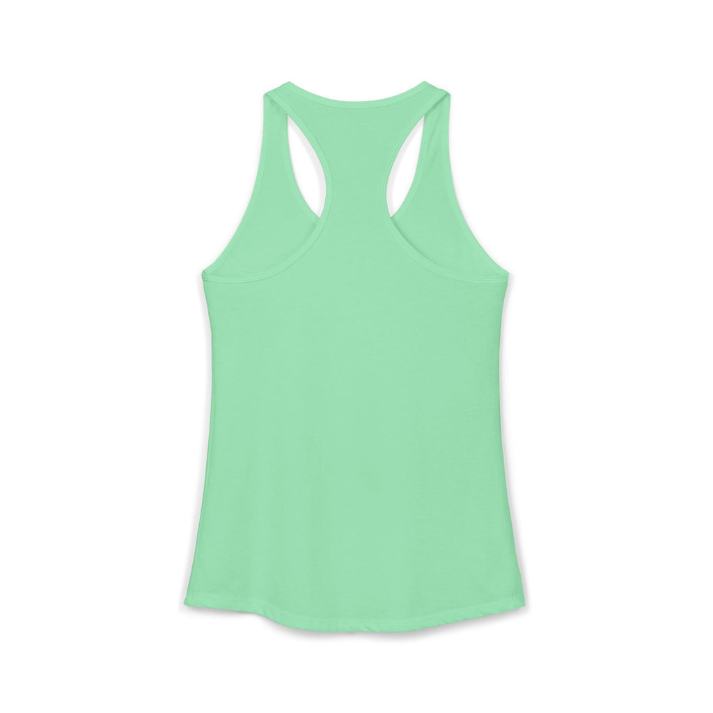 Powered by Protein and Poor Decisions Women's Ideal Racerback Tank