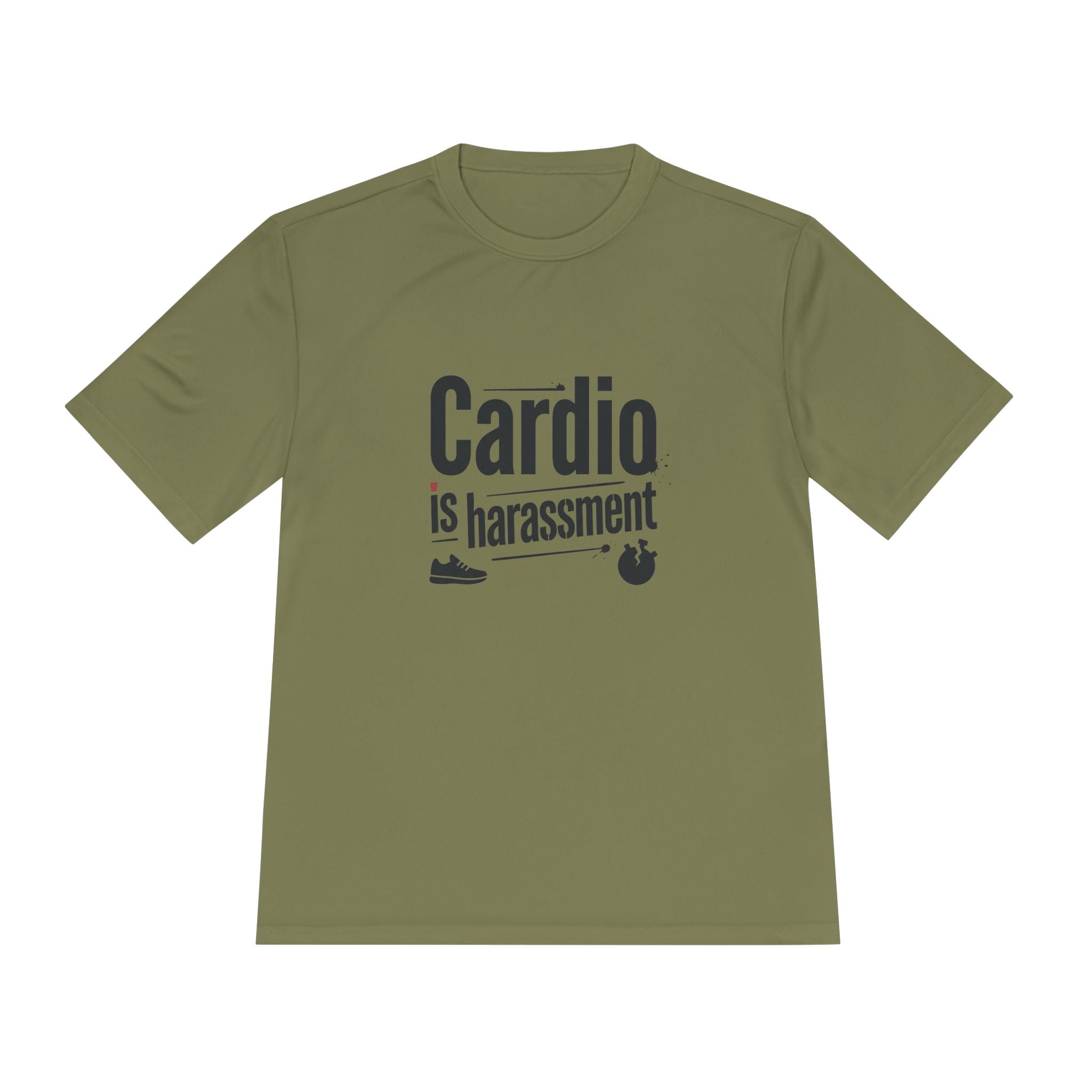 Cardio is Harassment Unisex Moisture Wicking Tee
