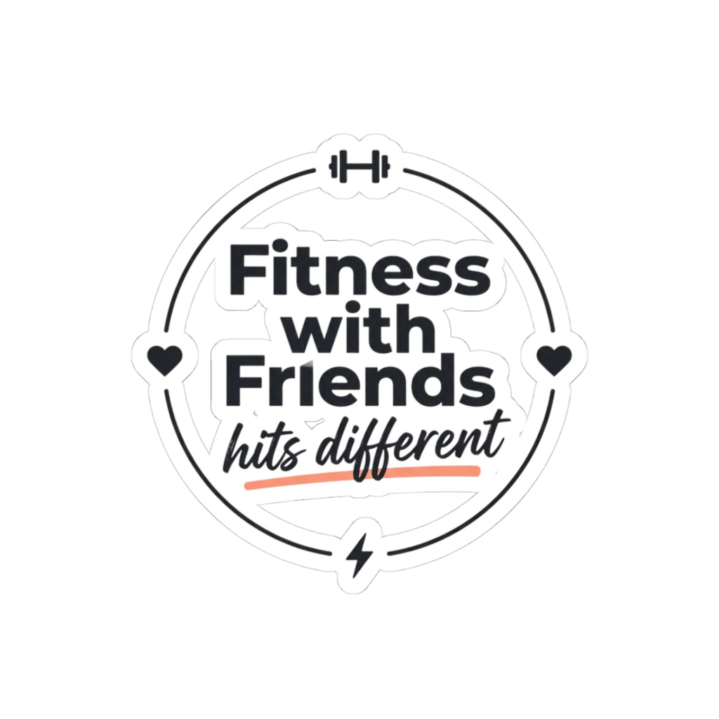 Fitness With Friends Kiss-Cut Stickers