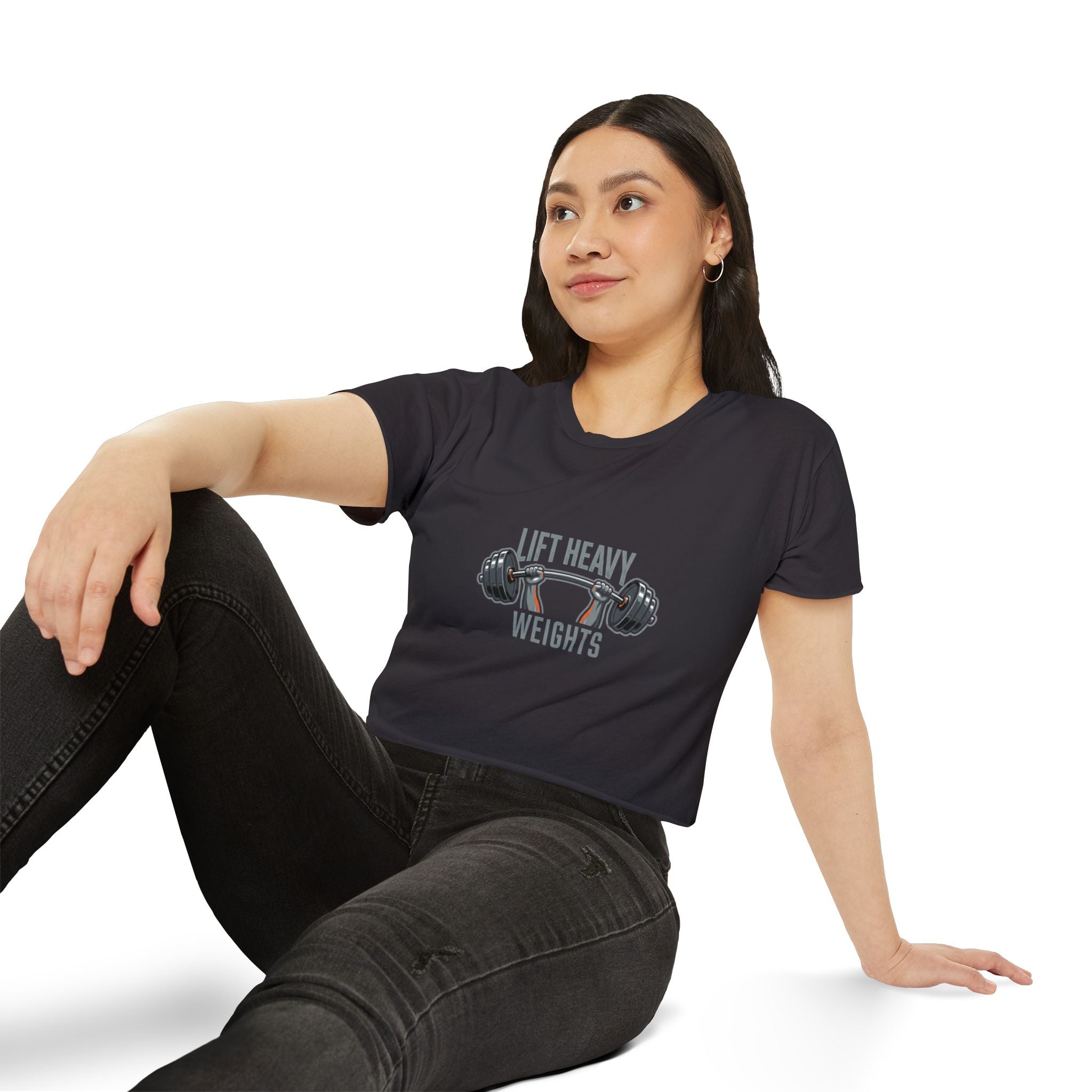 Lift Heavy Weights Women's Festival Crop Top
