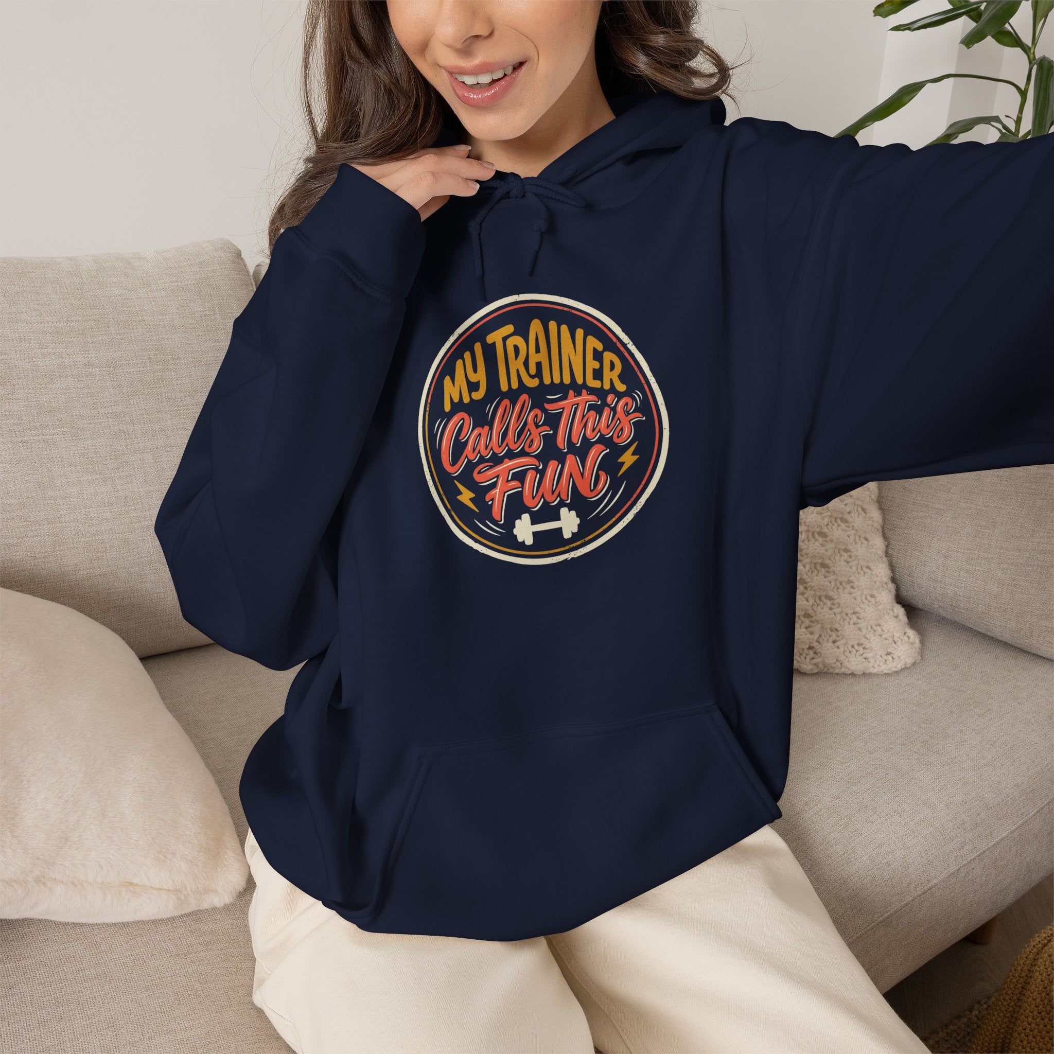 My Trainer Calls This Fun Unisex Heavy Blend™ Hooded Sweatshirt