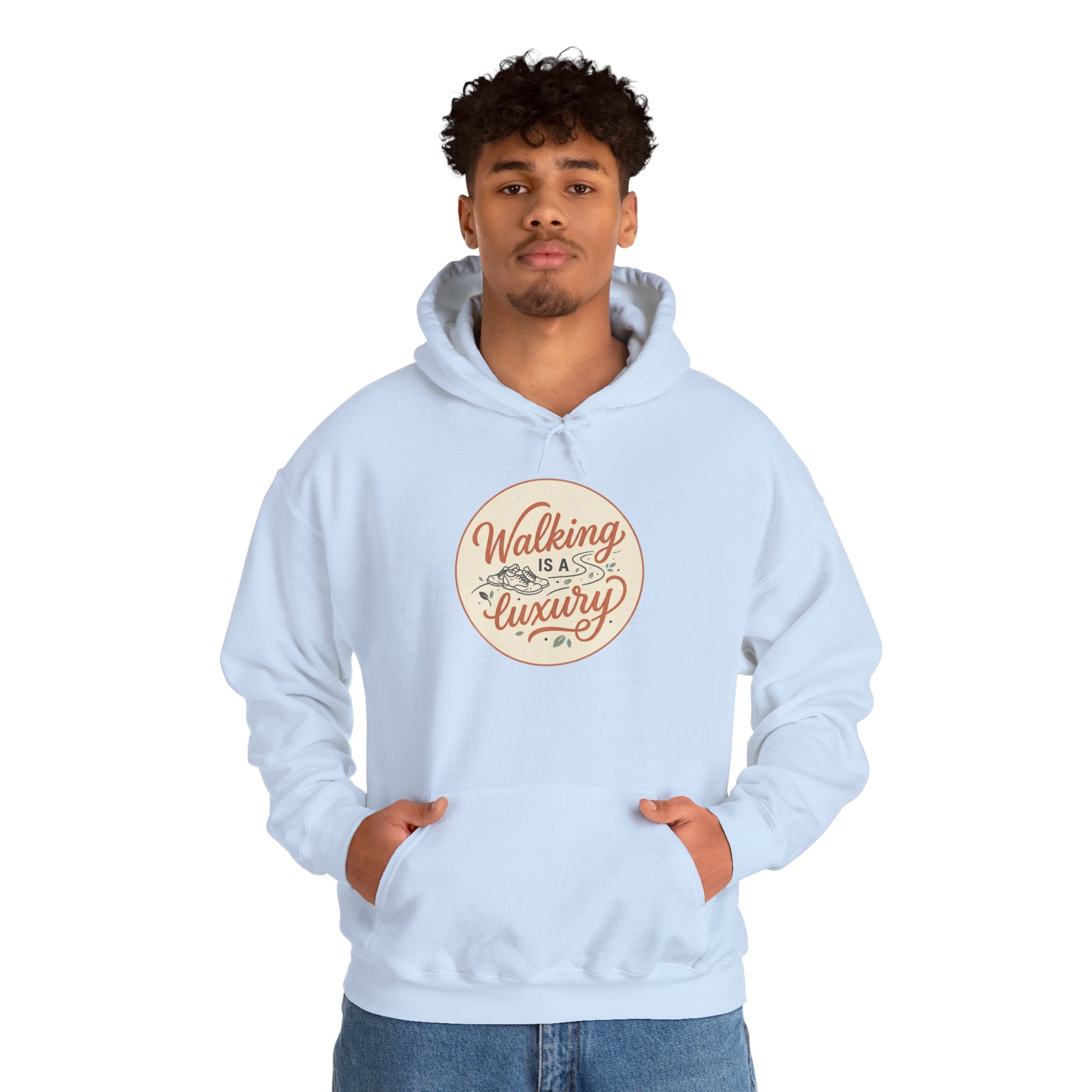Walking is a Luxury Unisex Heavy Blend™ Hooded Sweatshirt