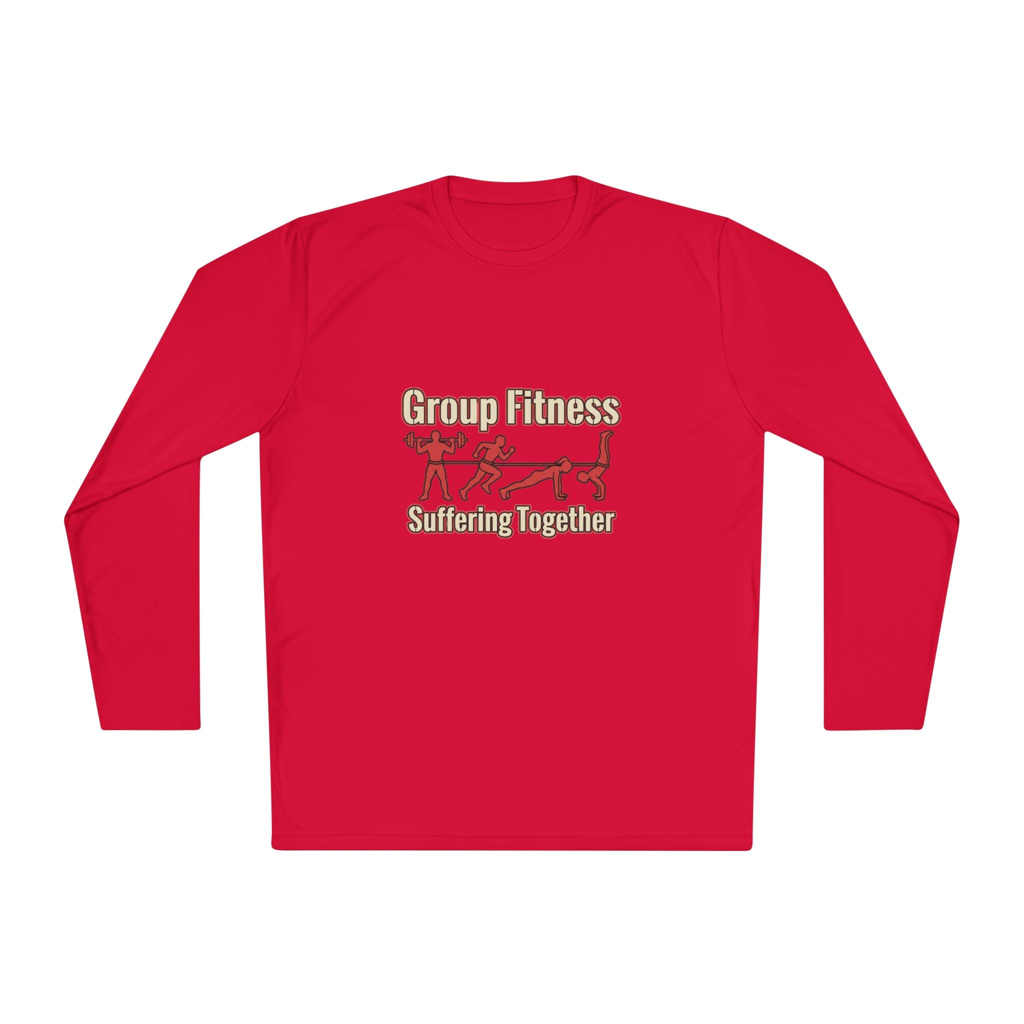 Group Fitness Suffering Together Unisex Lightweight Long Sleeve Tee