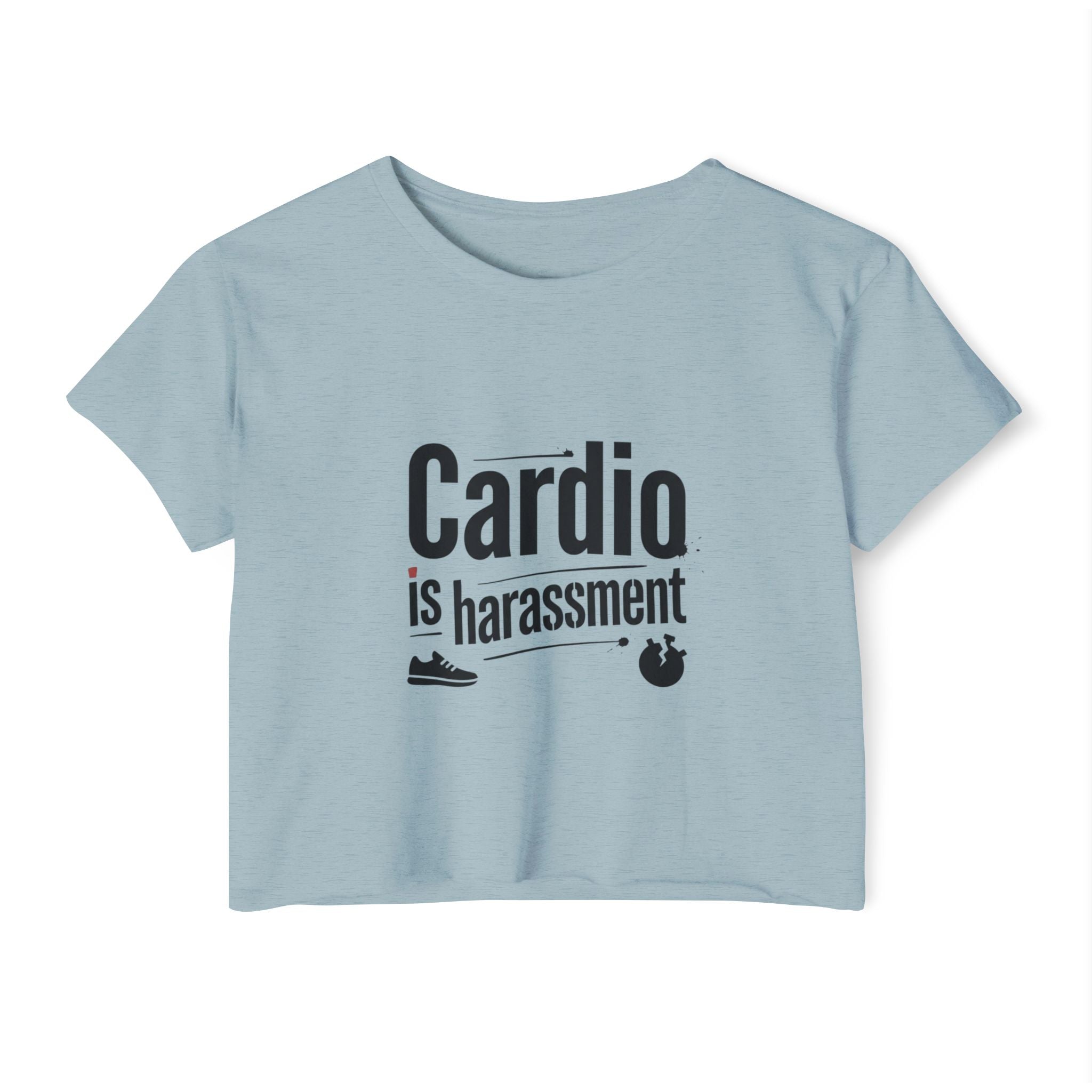 Cardio is Harassment Women's Festival Crop Top