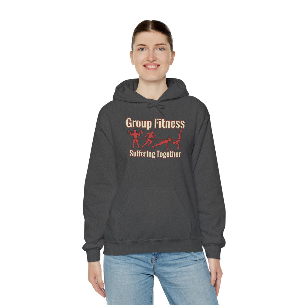 Group Fitness Suffering Together Unisex Heavy Blend™ Hooded Sweatshirt
